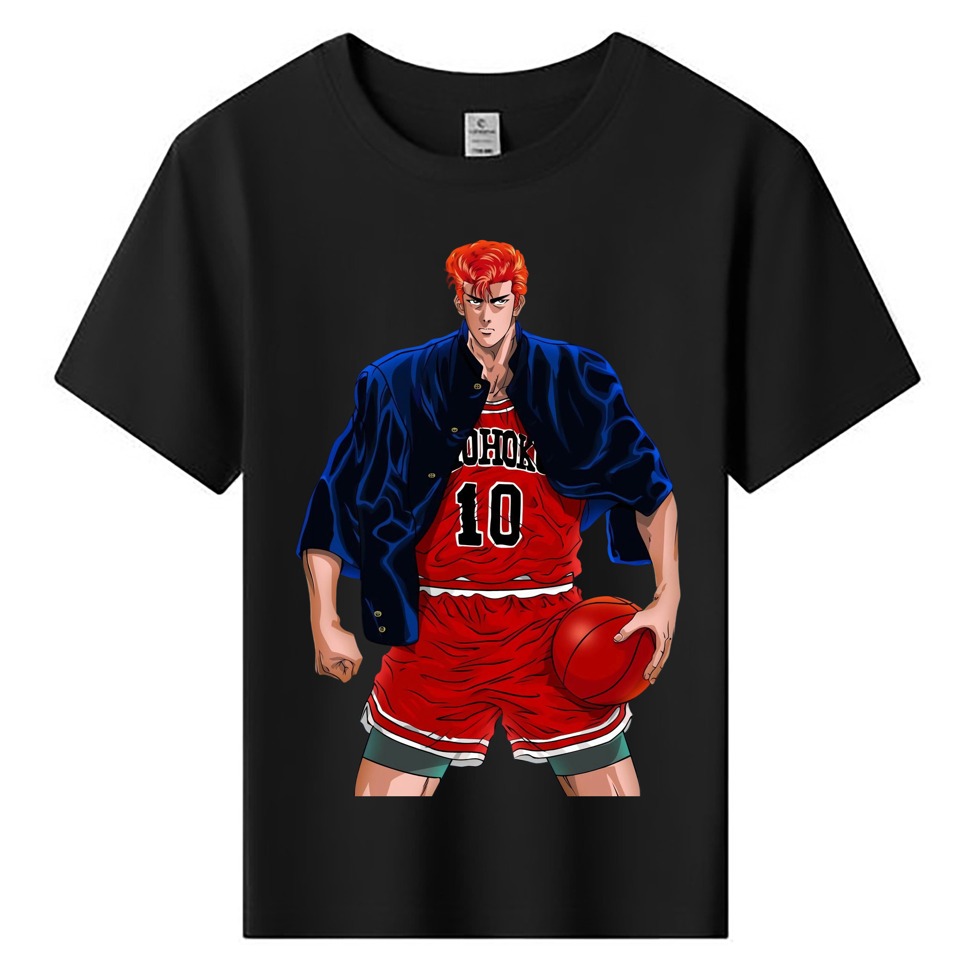 （画像用） SLAM DUNK／スラムダンク 綿100％キッズTシャツ（フロントプリント）