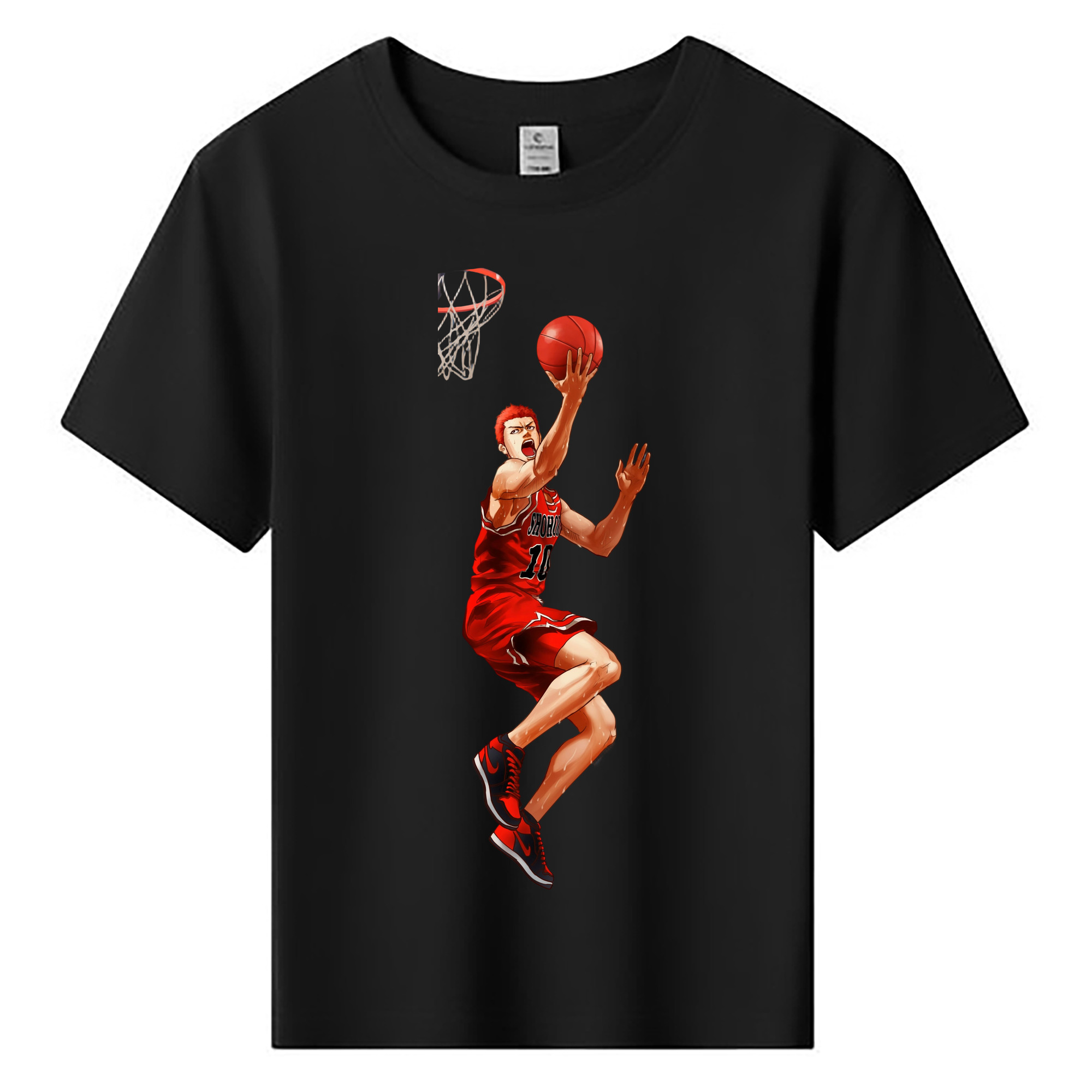 （画像用） SLAM DUNK／スラムダンク 綿100％キッズTシャツ（フロントプリント）