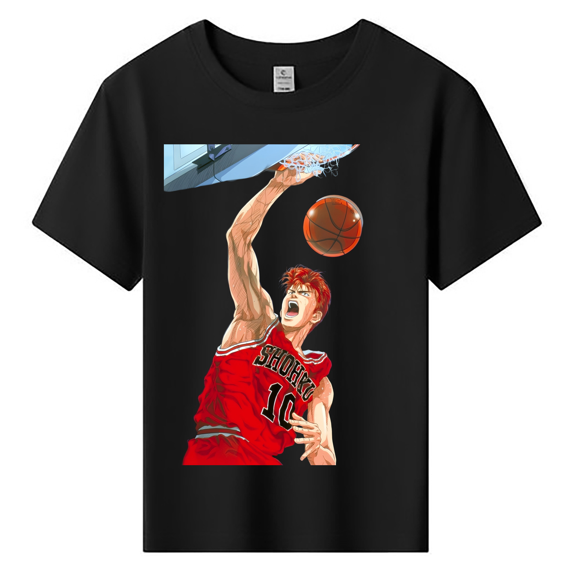 （画像用） SLAM DUNK／スラムダンク 綿100％キッズTシャツ（フロントプリント）