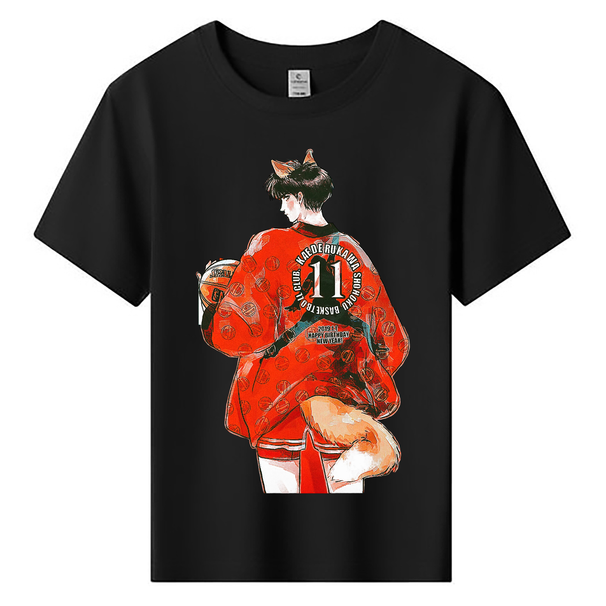 （画像用） SLAM DUNK／スラムダンク 綿100％キッズTシャツ（フロントプリント）