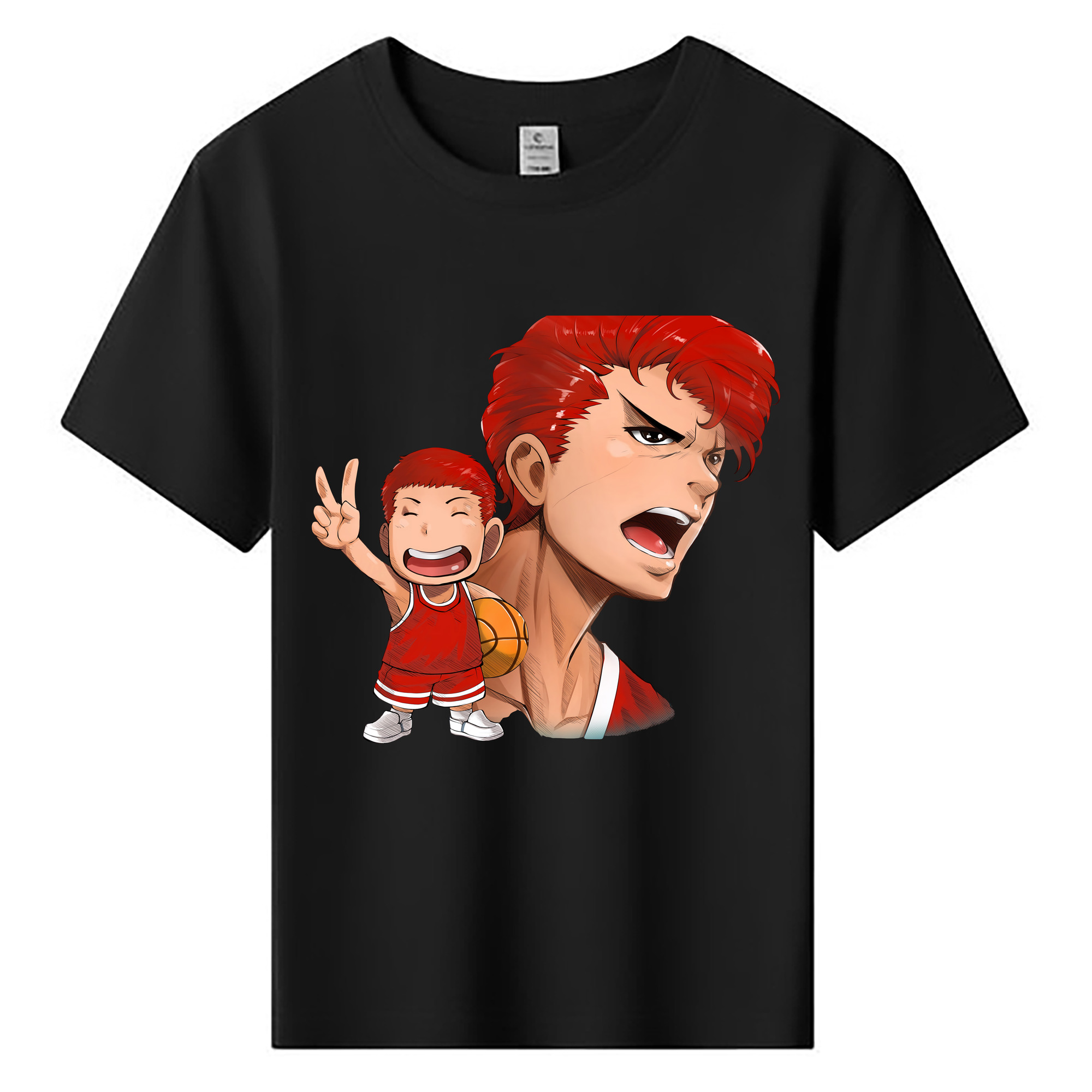 （画像用） SLAM DUNK／スラムダンク 綿100％キッズTシャツ（フロントプリント）