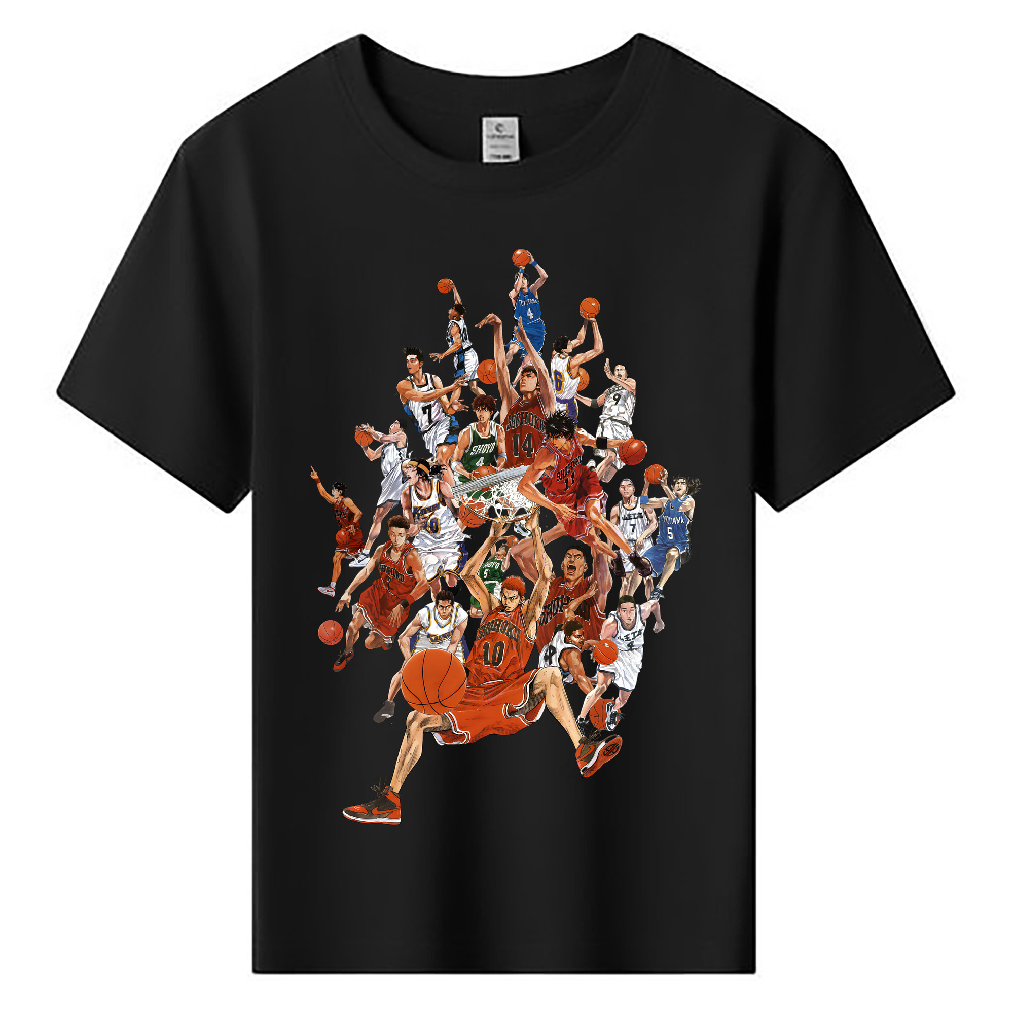 （画像用） SLAM DUNK／スラムダンク 綿100％キッズTシャツ（フロントプリント）