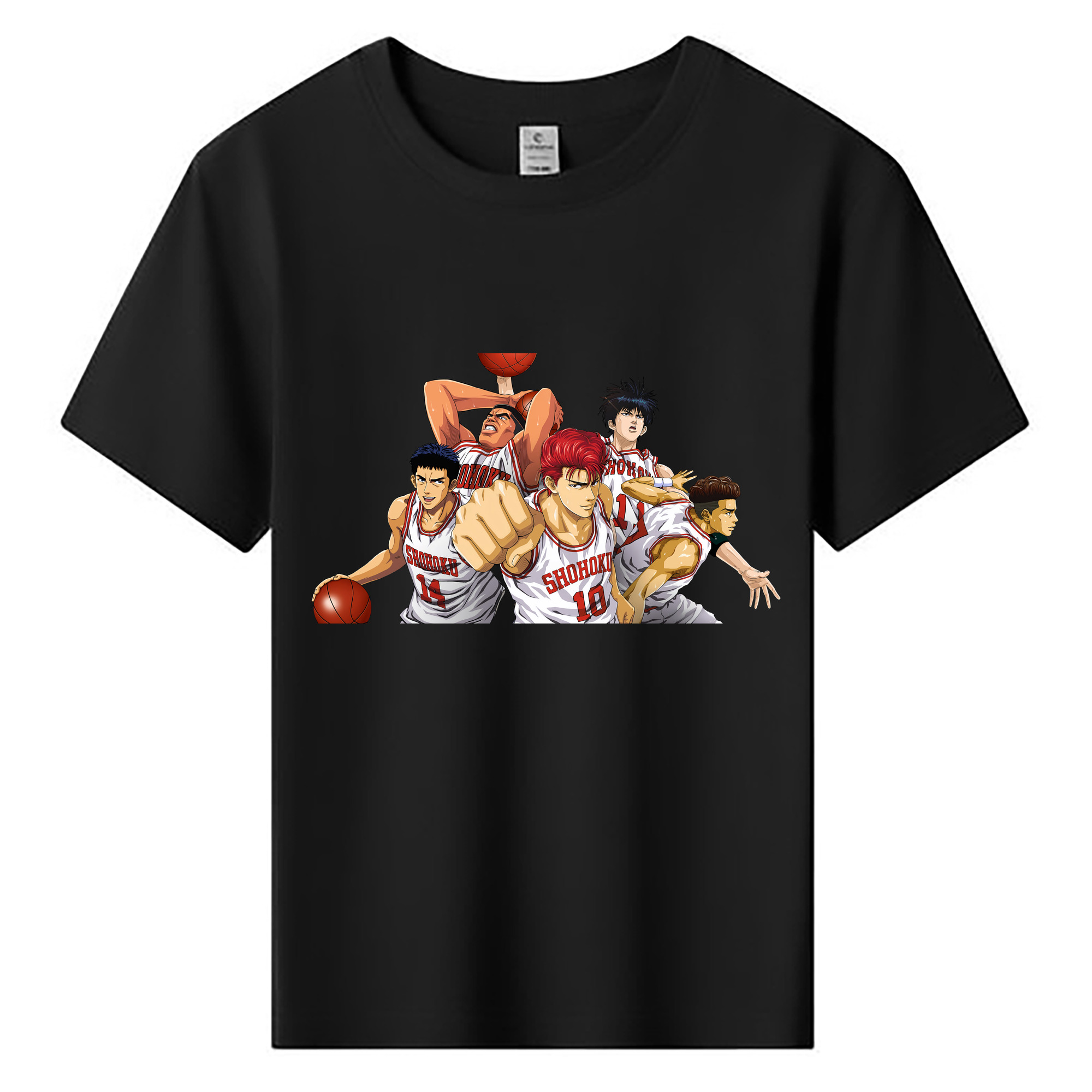 （画像用） SLAM DUNK／スラムダンク 綿100％キッズTシャツ（フロントプリント）
