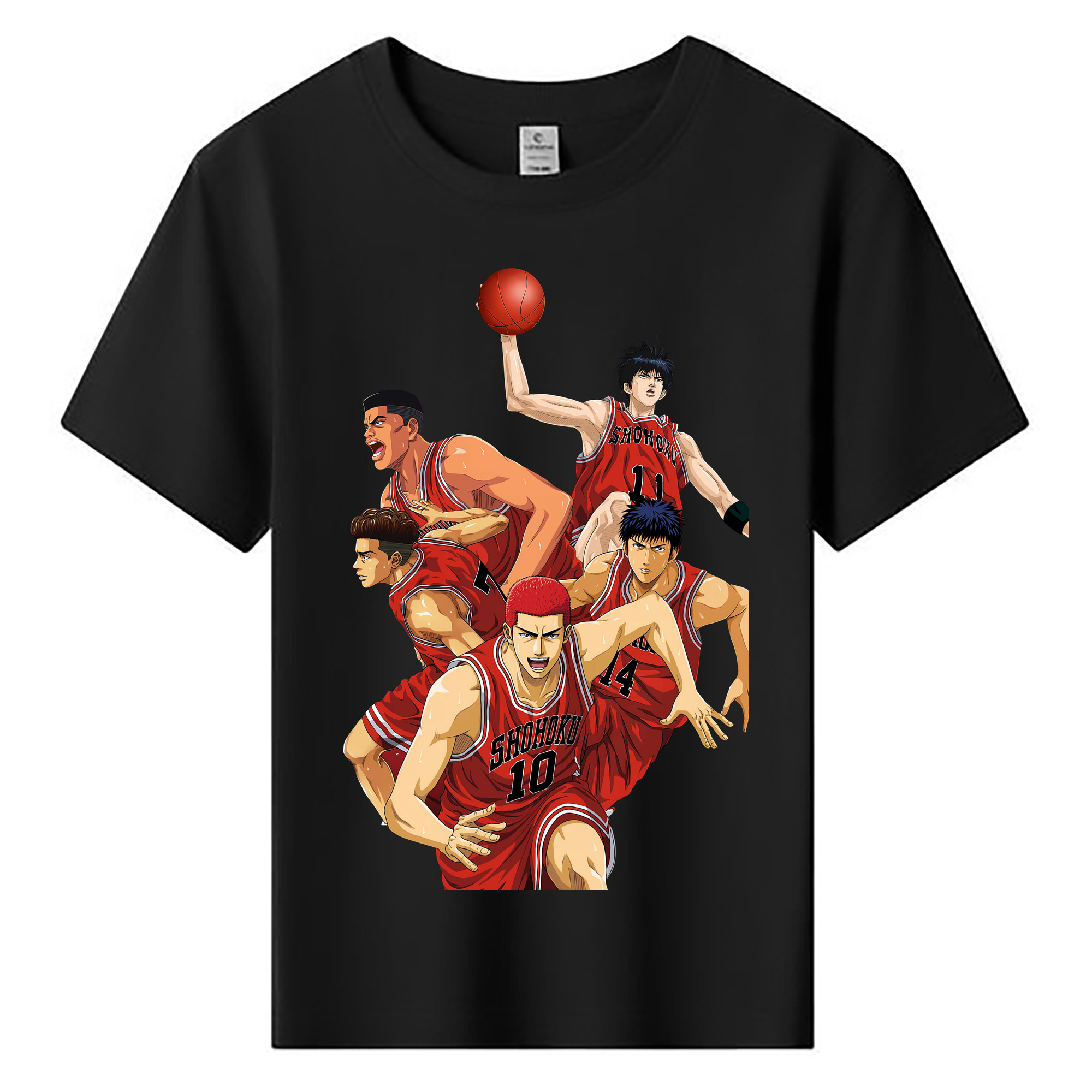 （画像用） SLAM DUNK／スラムダンク 綿100％キッズTシャツ（フロントプリント）