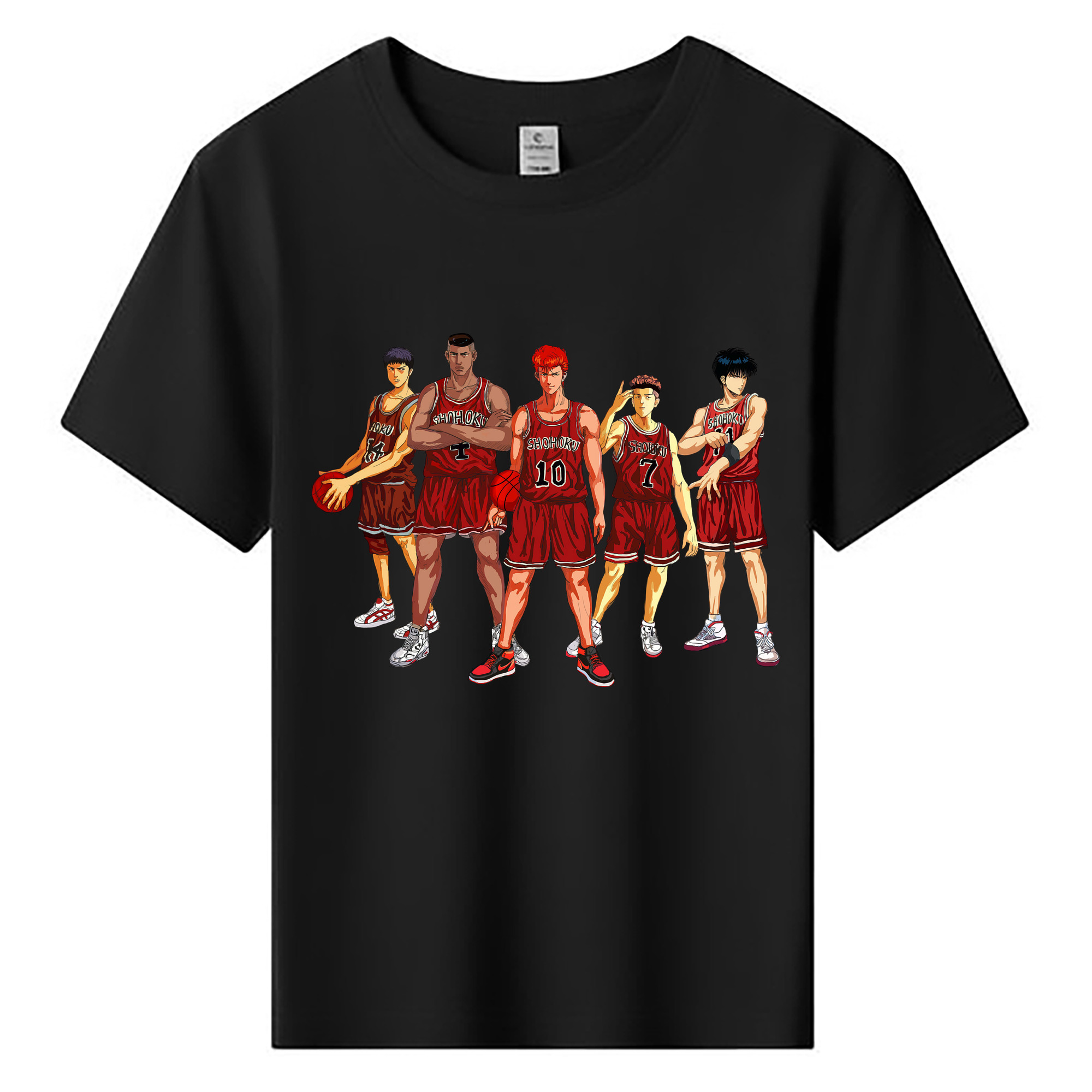 （画像用） SLAM DUNK／スラムダンク 綿100％キッズTシャツ（フロントプリント）