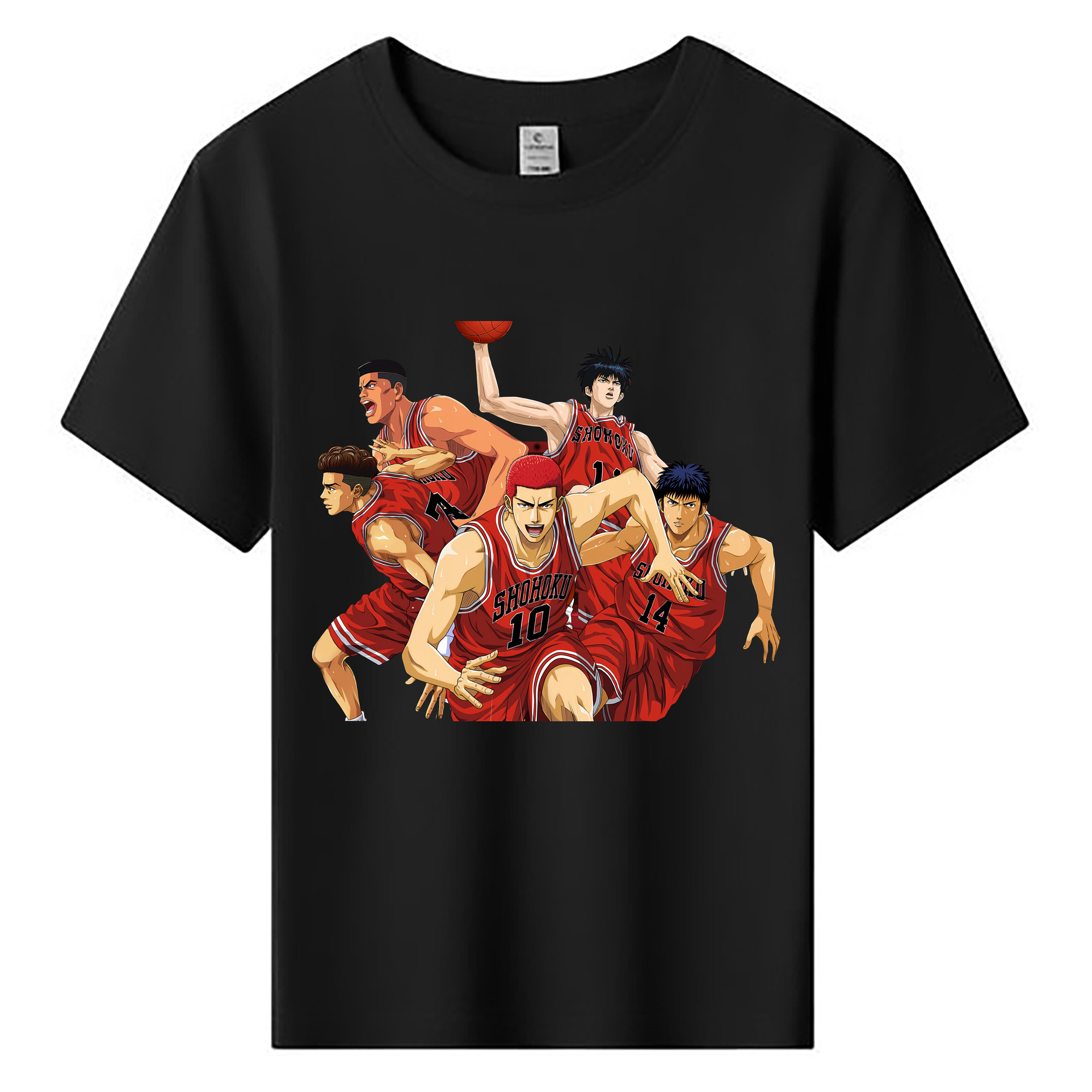 （画像用） SLAM DUNK／スラムダンク 綿100％キッズTシャツ（フロントプリント）