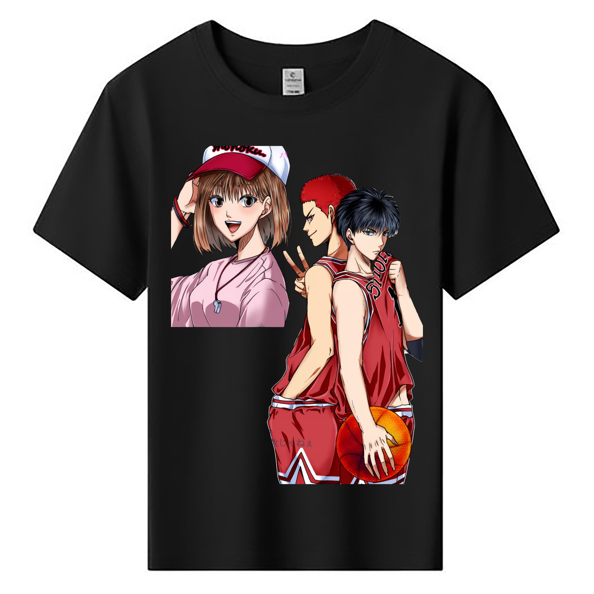 （画像用） SLAM DUNK／スラムダンク 綿100％キッズTシャツ（フロントプリント）