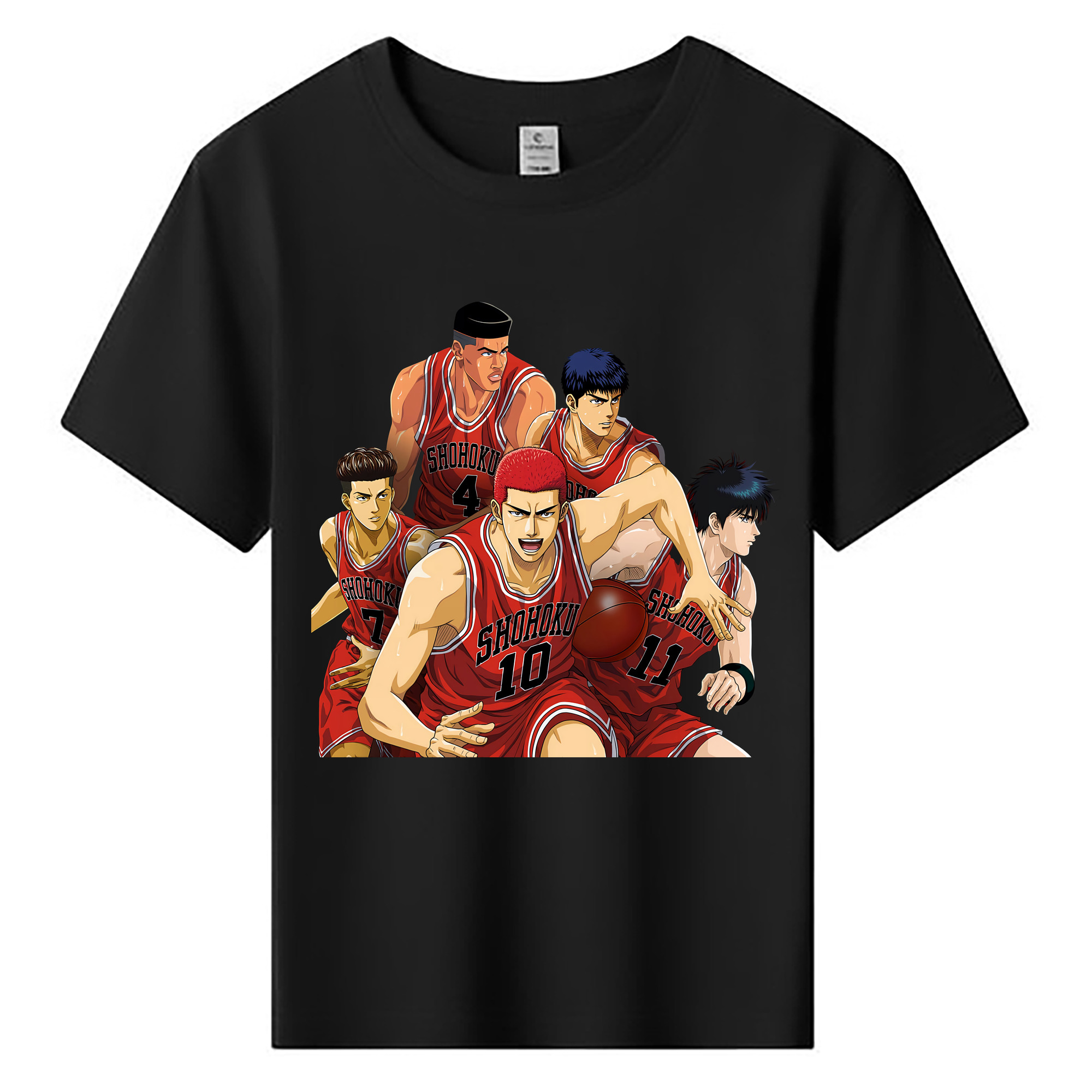（画像用） SLAM DUNK／スラムダンク 綿100％キッズTシャツ（フロントプリント）