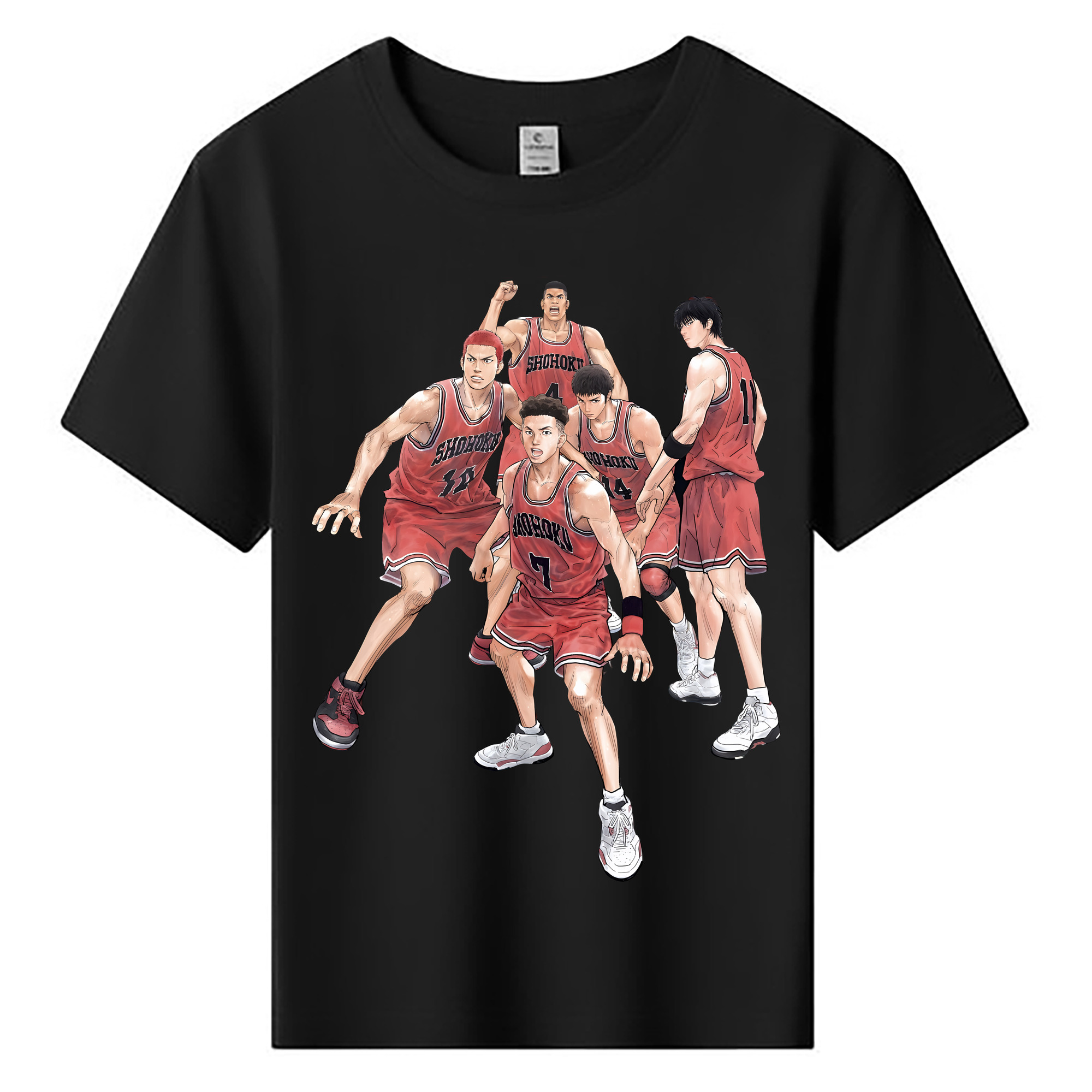 （画像用） SLAM DUNK／スラムダンク 綿100％キッズTシャツ（フロントプリント）
