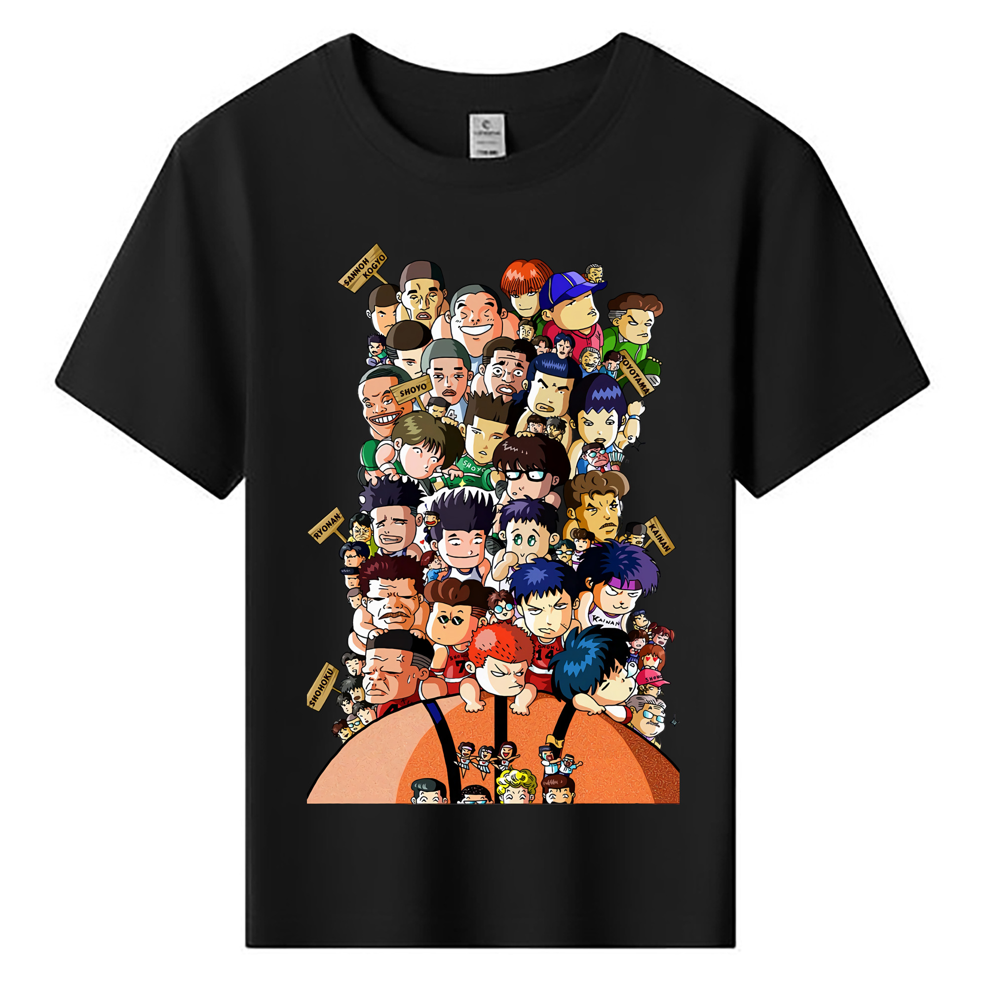 （画像用） SLAM DUNK／スラムダンク 綿100％キッズTシャツ（フロントプリント）