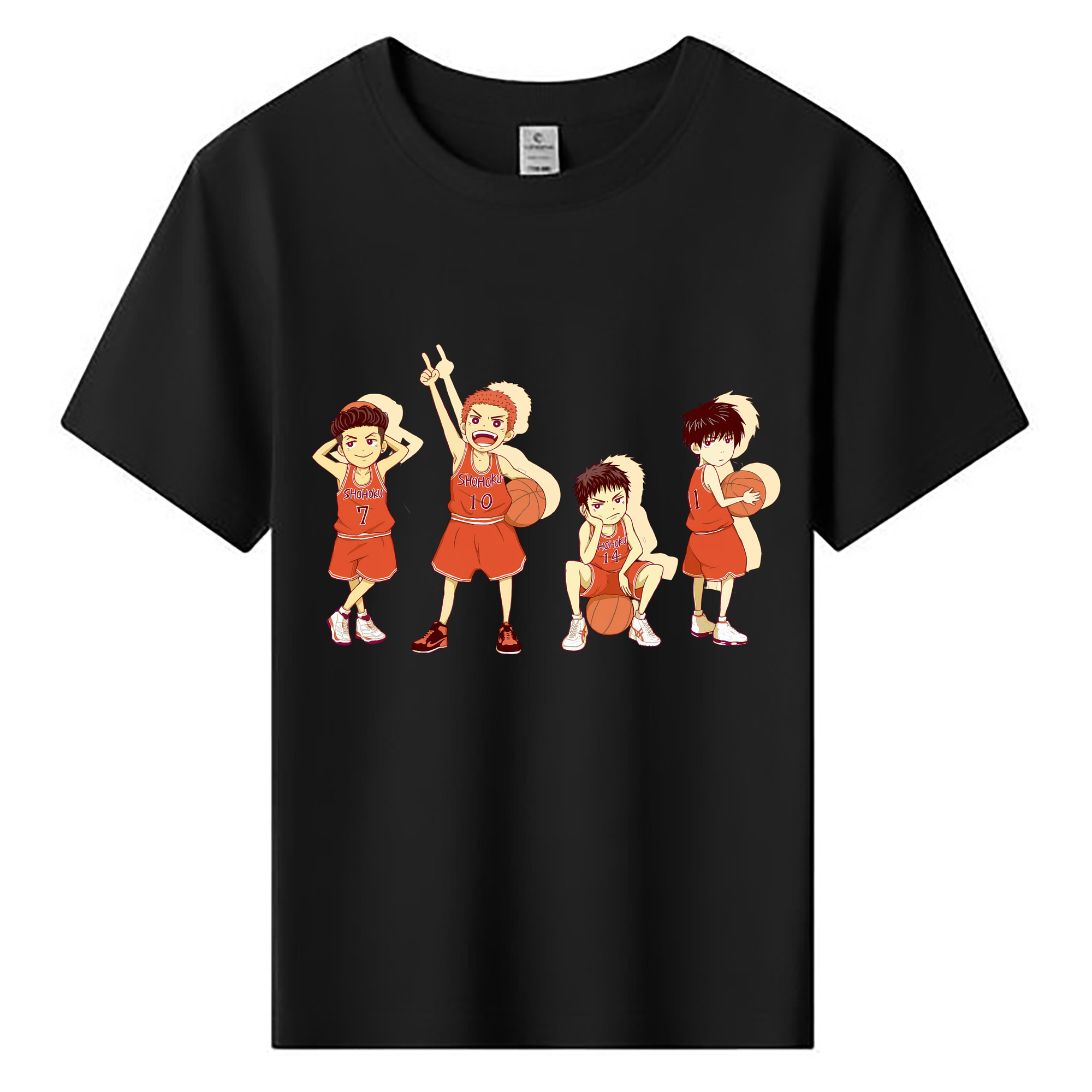 （画像用） SLAM DUNK／スラムダンク 綿100％キッズTシャツ（フロントプリント）