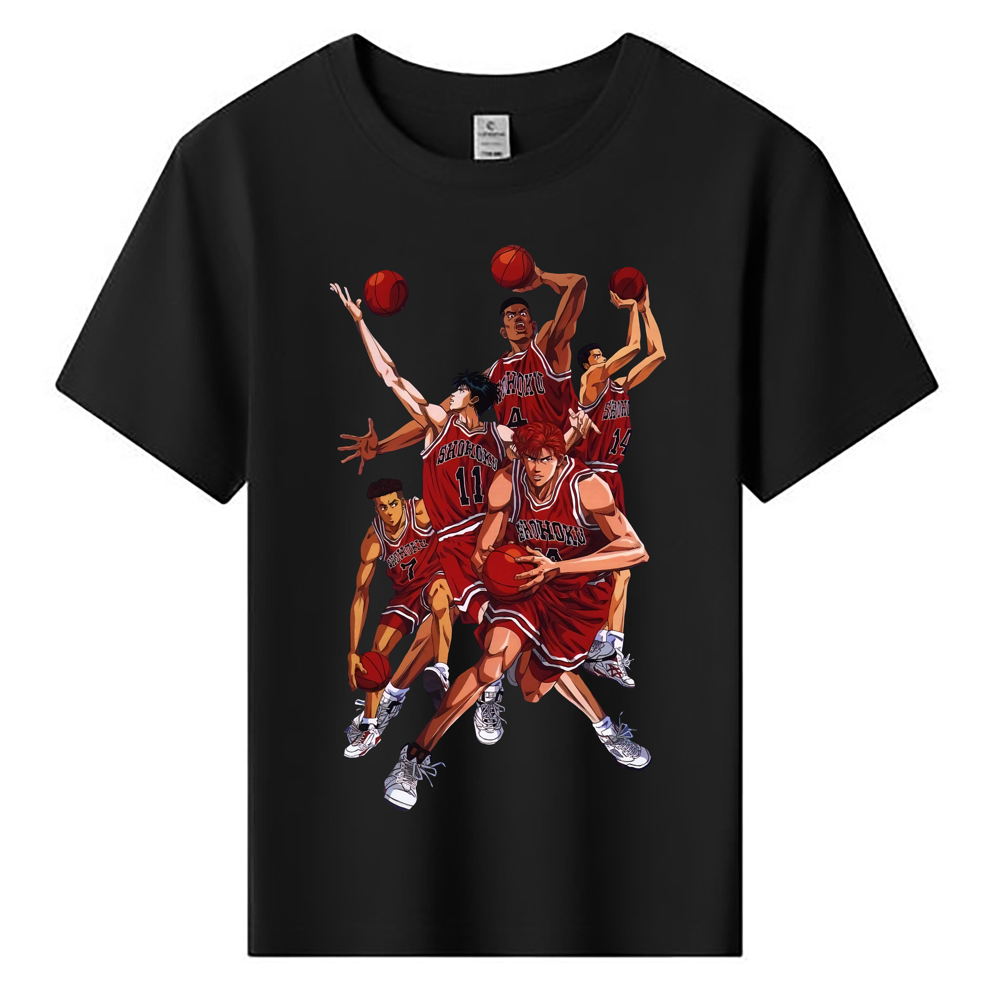 （画像用） SLAM DUNK／スラムダンク 綿100％キッズTシャツ（フロントプリント）