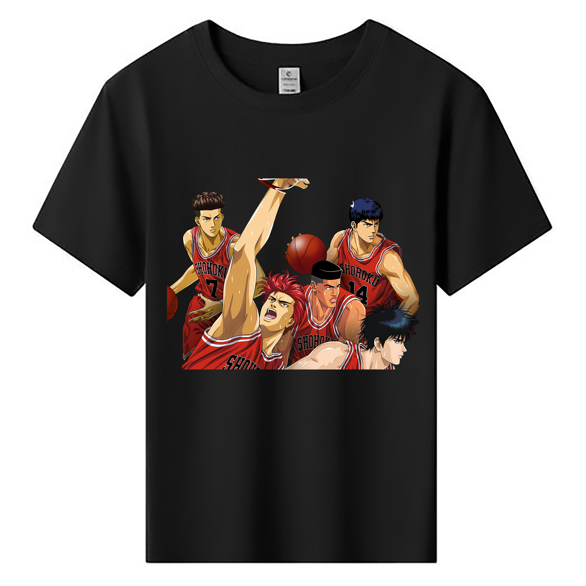 （画像用） SLAM DUNK／スラムダンク 綿100％キッズTシャツ（フロントプリント）