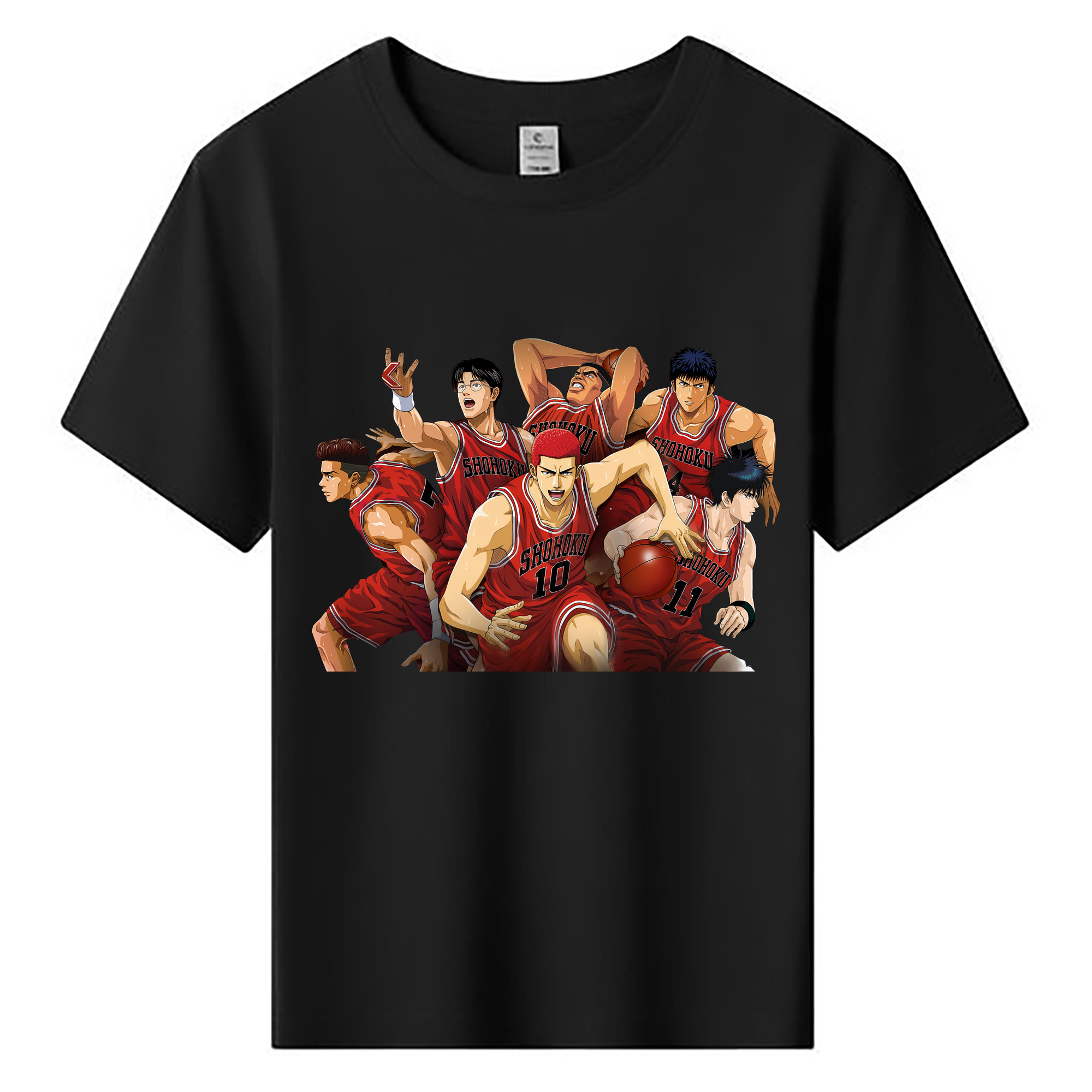 （画像用） SLAM DUNK／スラムダンク 綿100％キッズTシャツ（フロントプリント）