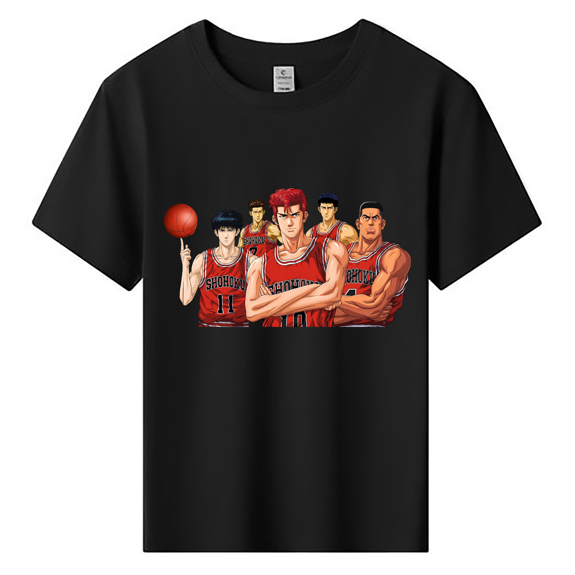 （画像用） SLAM DUNK／スラムダンク 綿100％キッズTシャツ（フロントプリント）