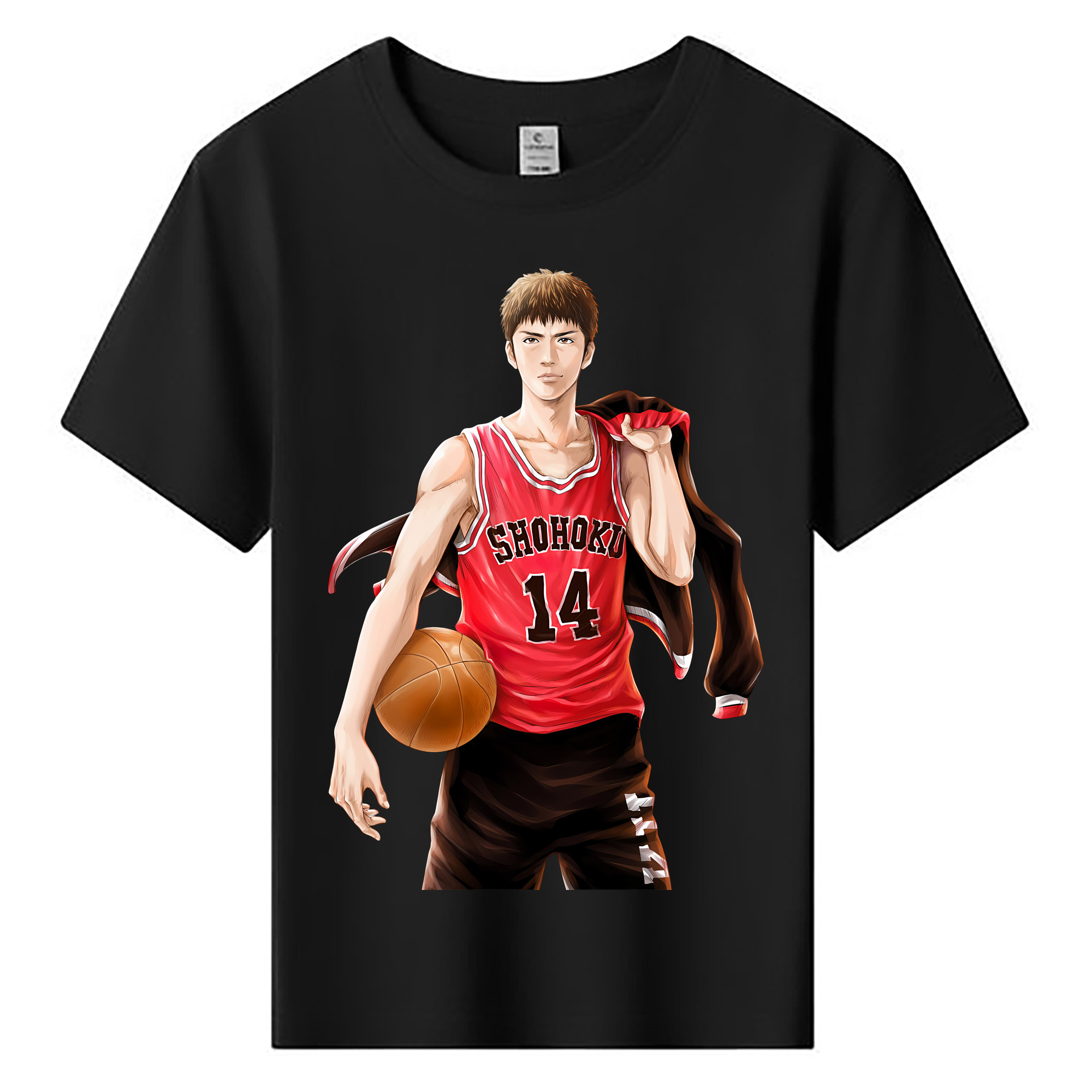 （画像用） SLAM DUNK／スラムダンク 綿100％キッズTシャツ（フロントプリント）