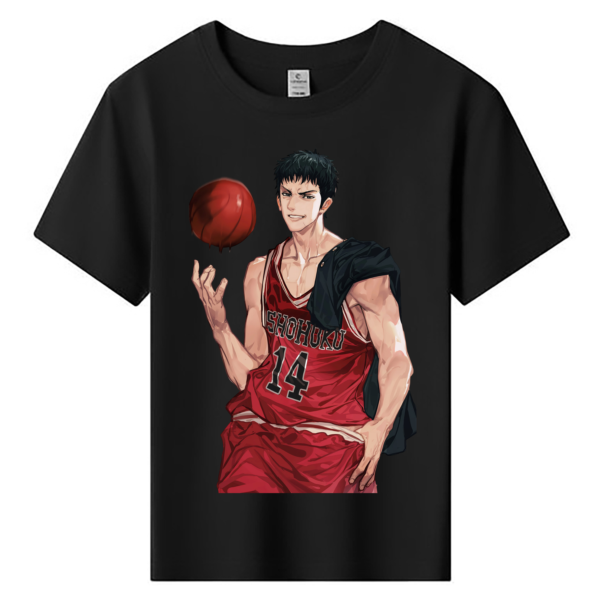 （画像用） SLAM DUNK／スラムダンク 綿100％キッズTシャツ（フロントプリント）
