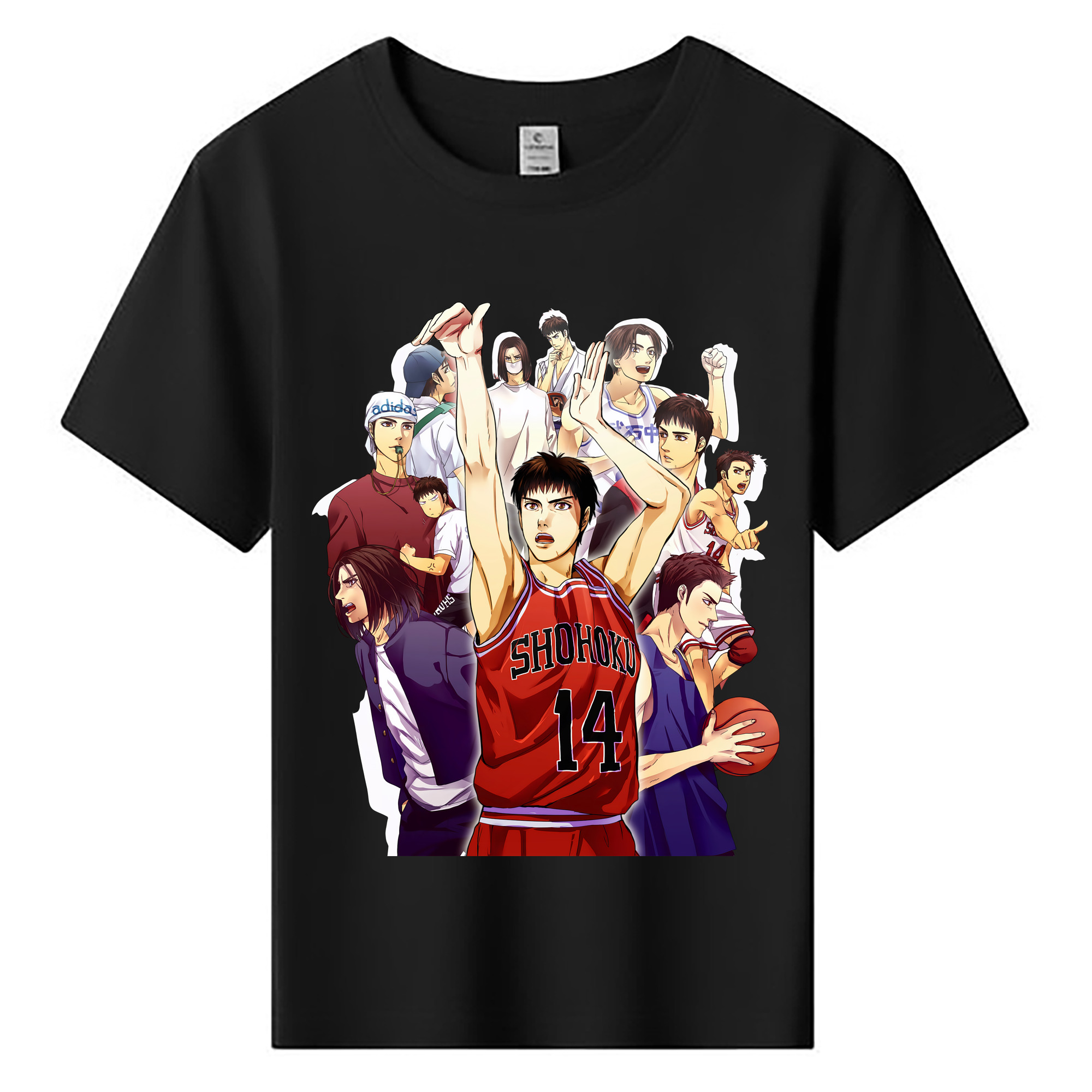 （画像用） SLAM DUNK／スラムダンク 綿100％キッズTシャツ（フロントプリント）