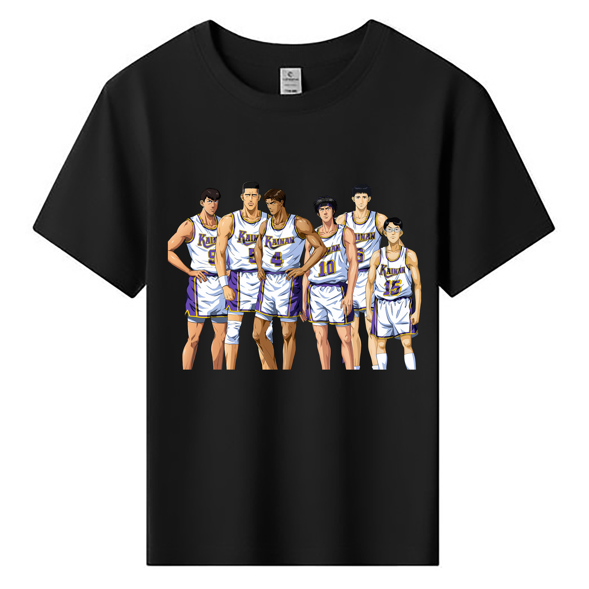（画像用） SLAM DUNK／スラムダンク 綿100％キッズTシャツ（フロントプリント）