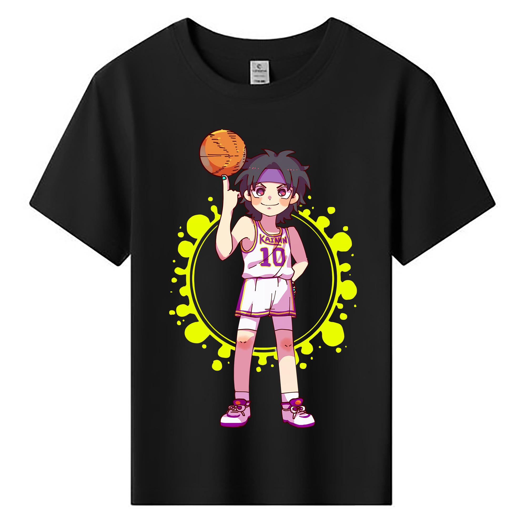 （画像用） SLAM DUNK／スラムダンク 綿100％キッズTシャツ（フロントプリント）