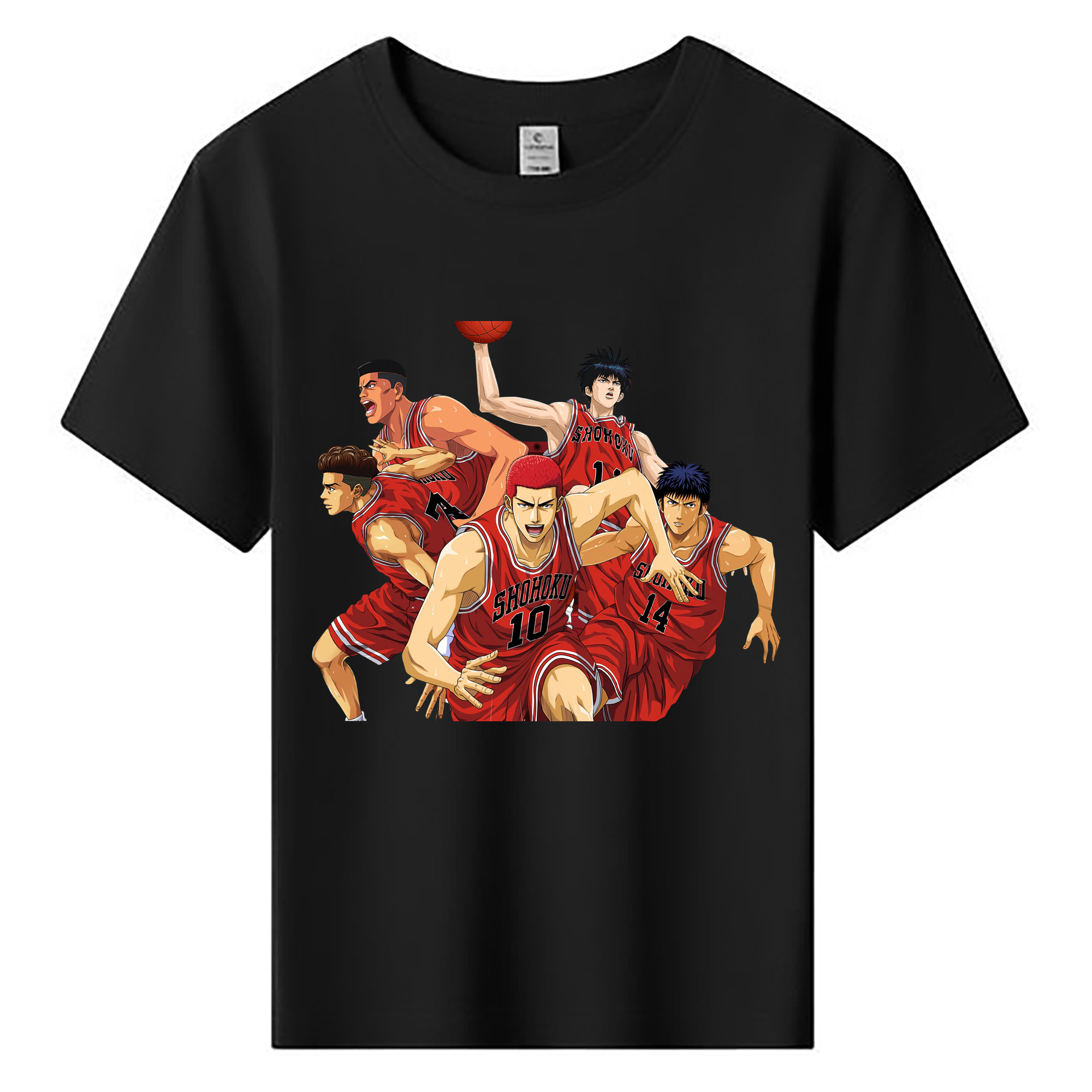 （画像用） SLAM DUNK／スラムダンク 綿100％キッズTシャツ（フロントプリント）