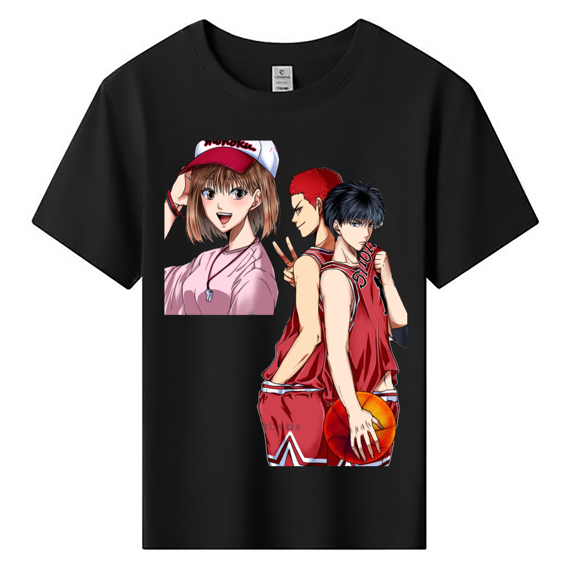 （画像用） SLAM DUNK／スラムダンク 綿100％キッズTシャツ（フロントプリント）