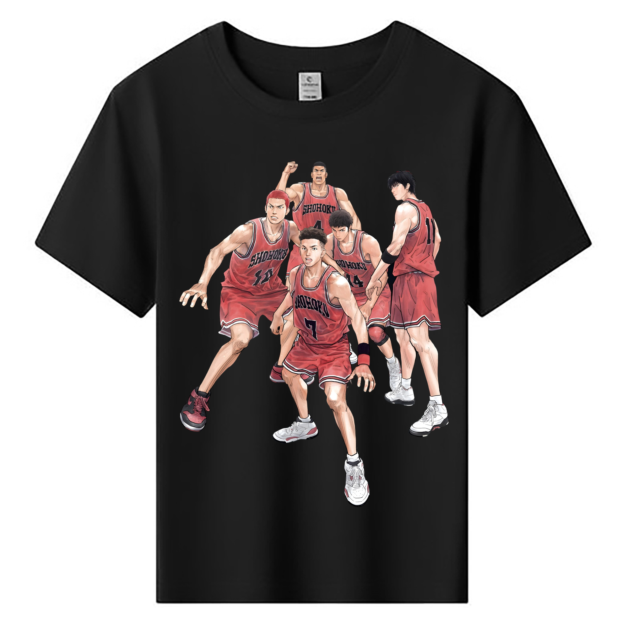 （画像用） SLAM DUNK／スラムダンク 綿100％キッズTシャツ（フロントプリント）