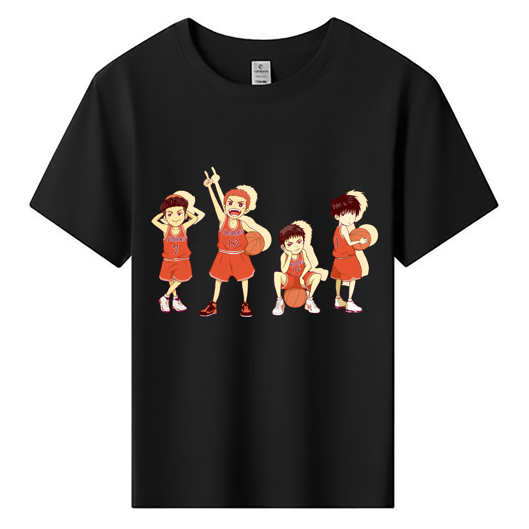 （画像用） SLAM DUNK／スラムダンク 綿100％キッズTシャツ（フロントプリント）