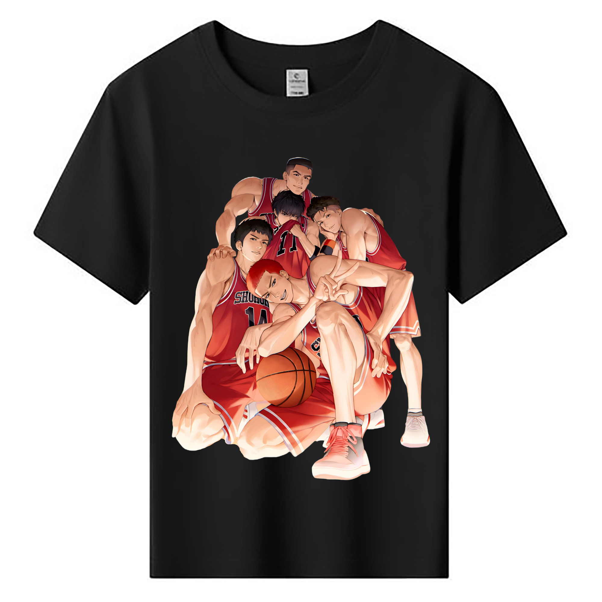 （画像用） SLAM DUNK／スラムダンク 綿100％キッズTシャツ（フロントプリント）