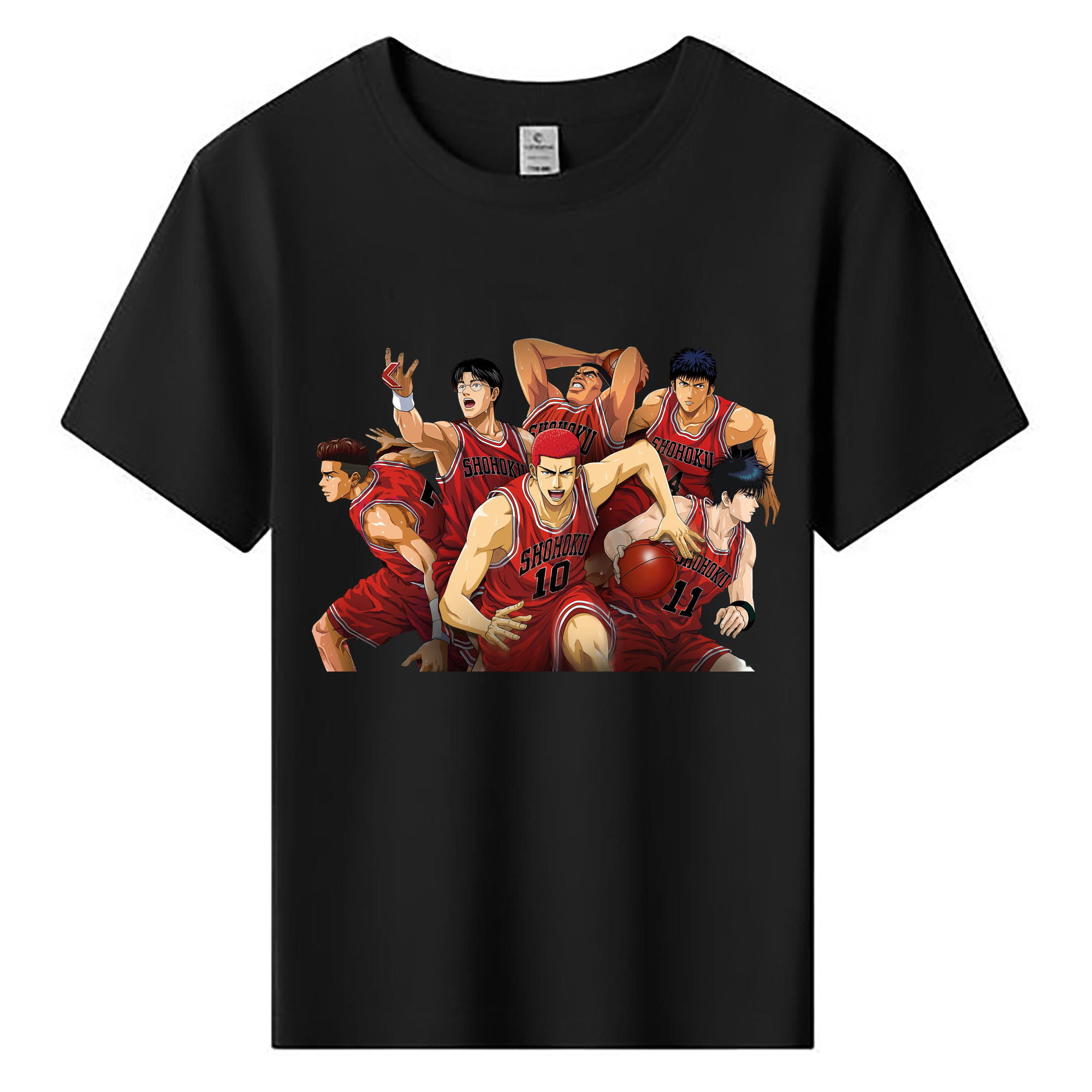 （画像用） SLAM DUNK／スラムダンク 綿100％キッズTシャツ（フロントプリント）