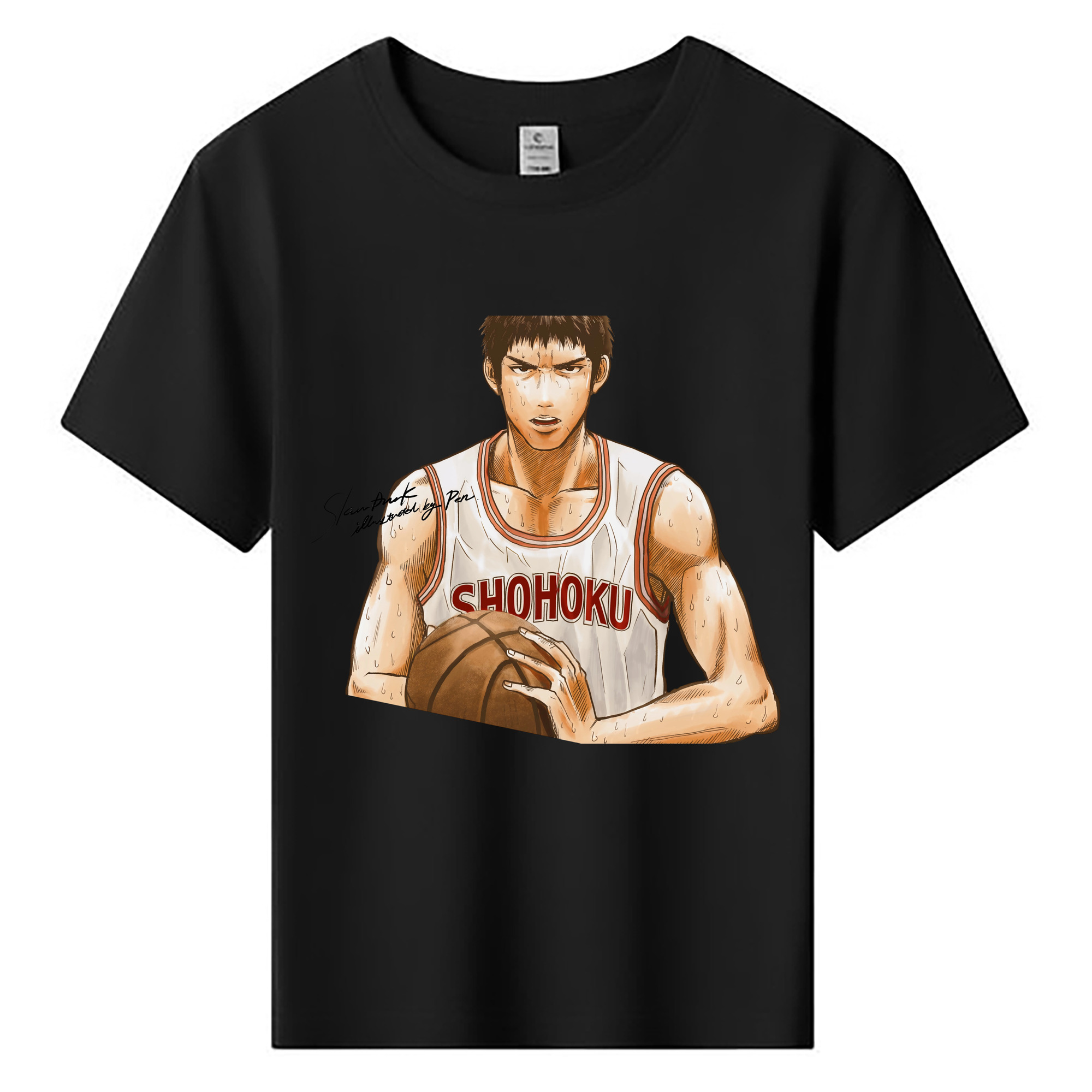 （画像用） SLAM DUNK／スラムダンク 綿100％キッズTシャツ（フロントプリント）