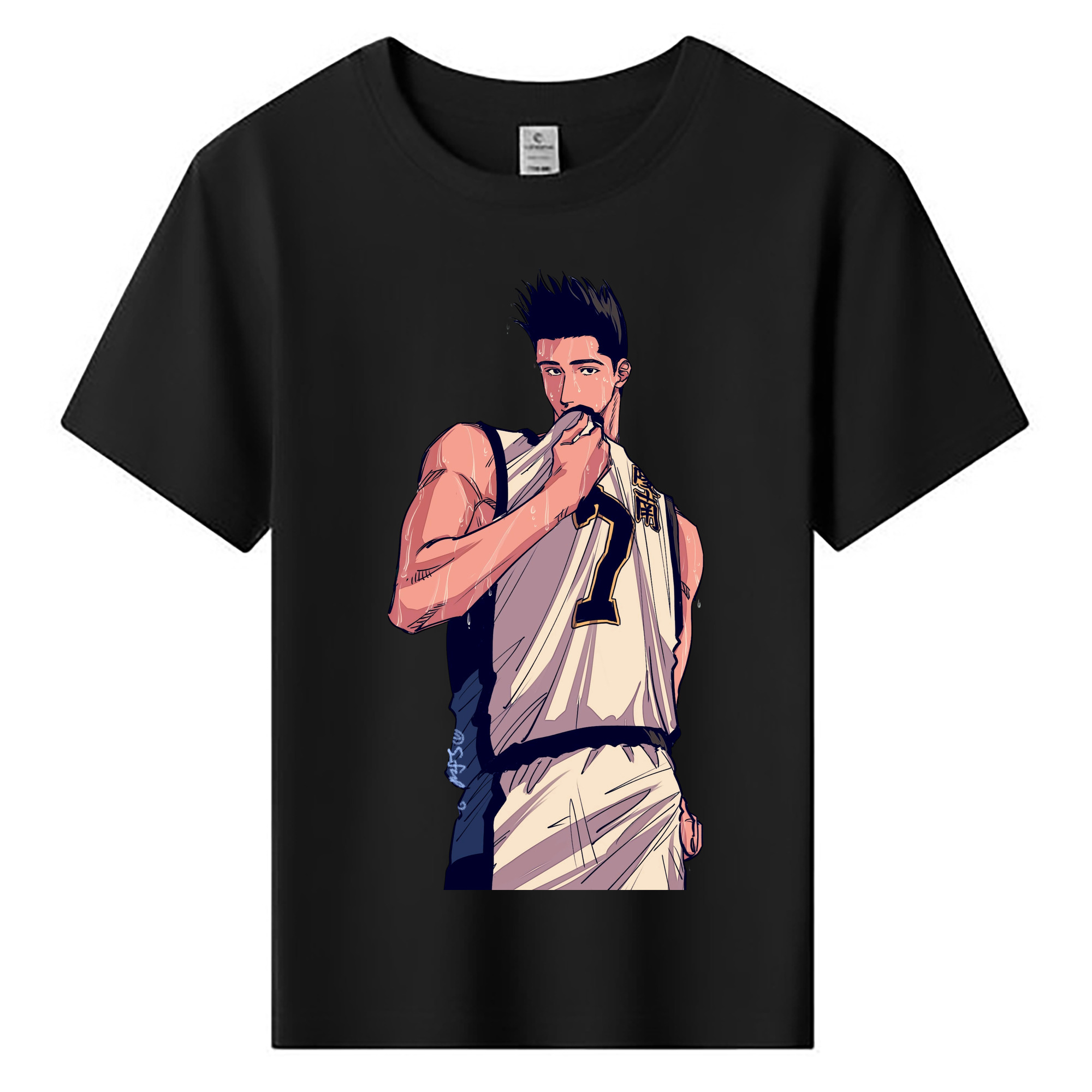 （画像用） SLAM DUNK／スラムダンク 綿100％キッズTシャツ（フロントプリント）