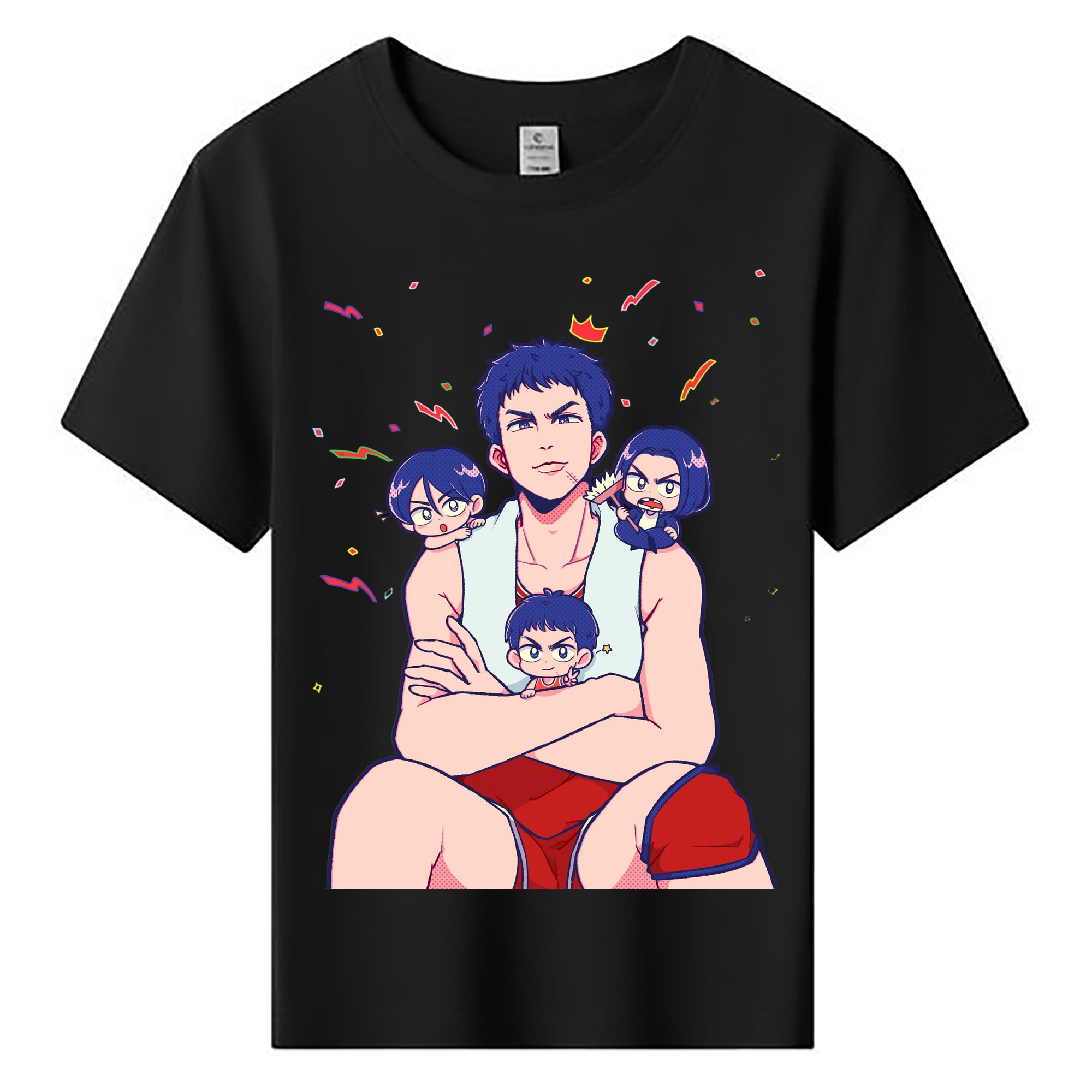 （画像用） SLAM DUNK／スラムダンク 綿100％キッズTシャツ（フロントプリント）