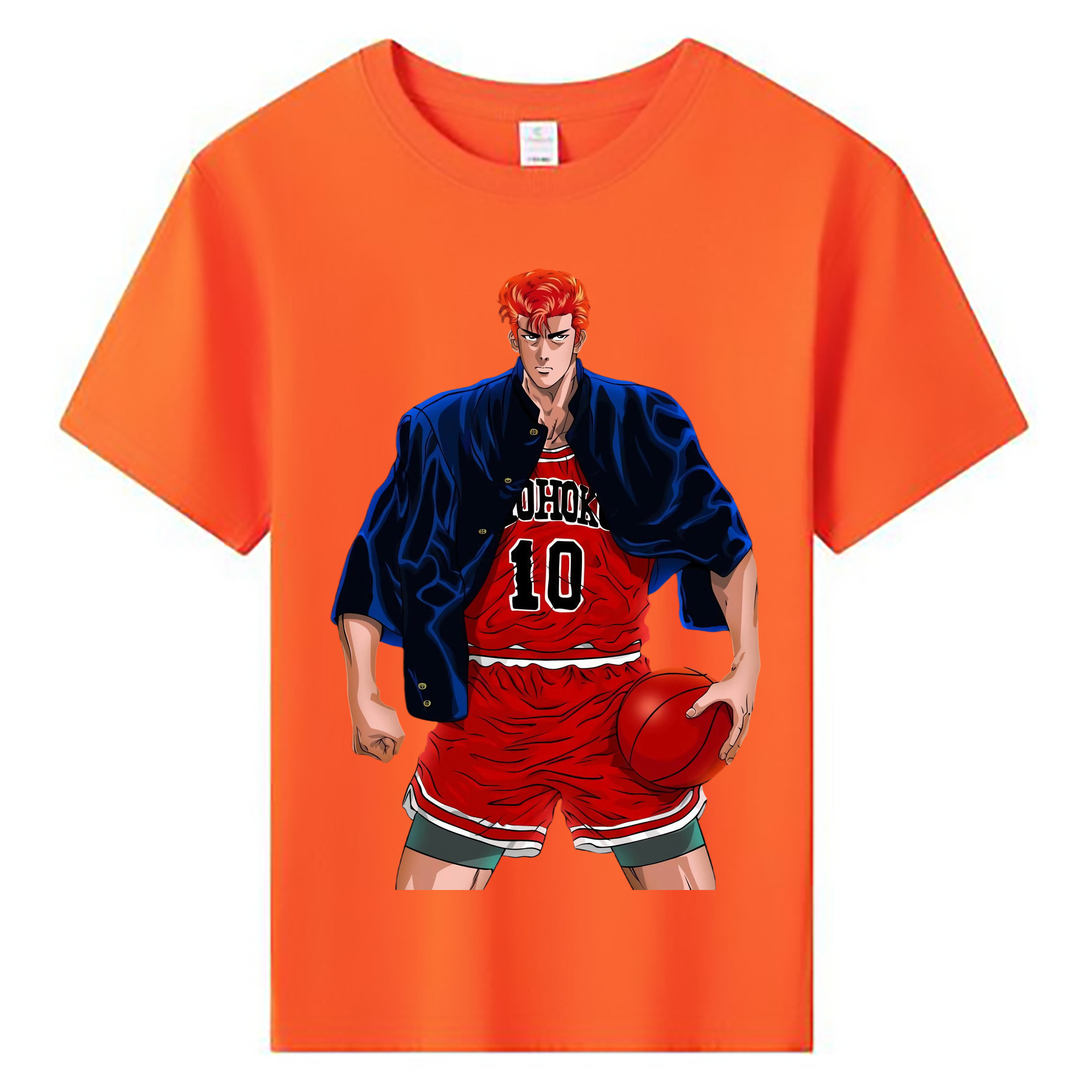 （画像用） SLAM DUNK／スラムダンク 綿100％キッズTシャツ（フロントプリント）