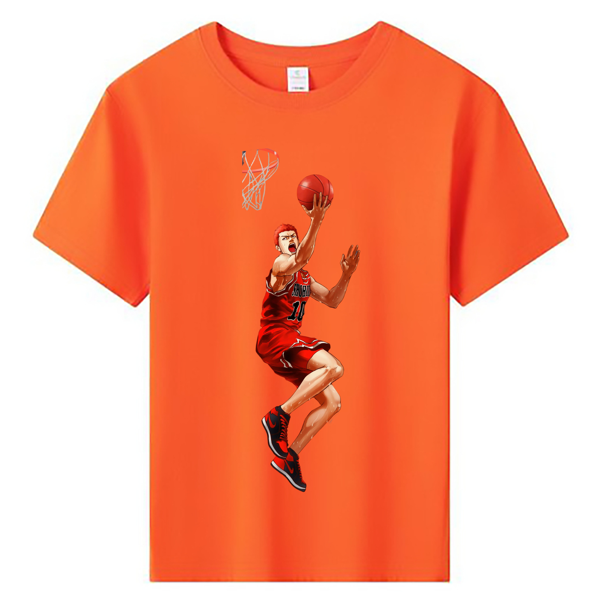 （画像用） SLAM DUNK／スラムダンク 綿100％キッズTシャツ（フロントプリント）