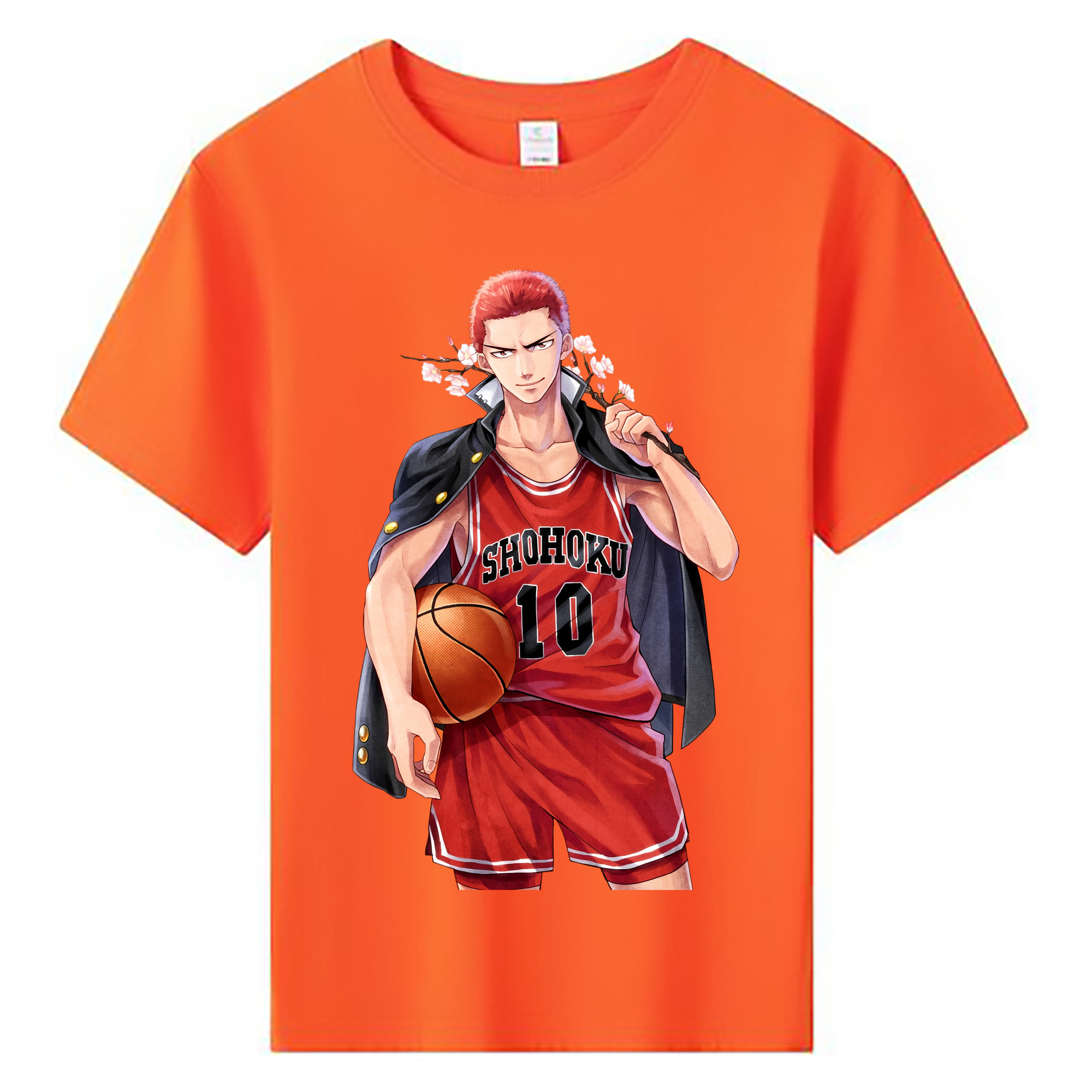 （画像用） SLAM DUNK／スラムダンク 綿100％キッズTシャツ（フロントプリント）