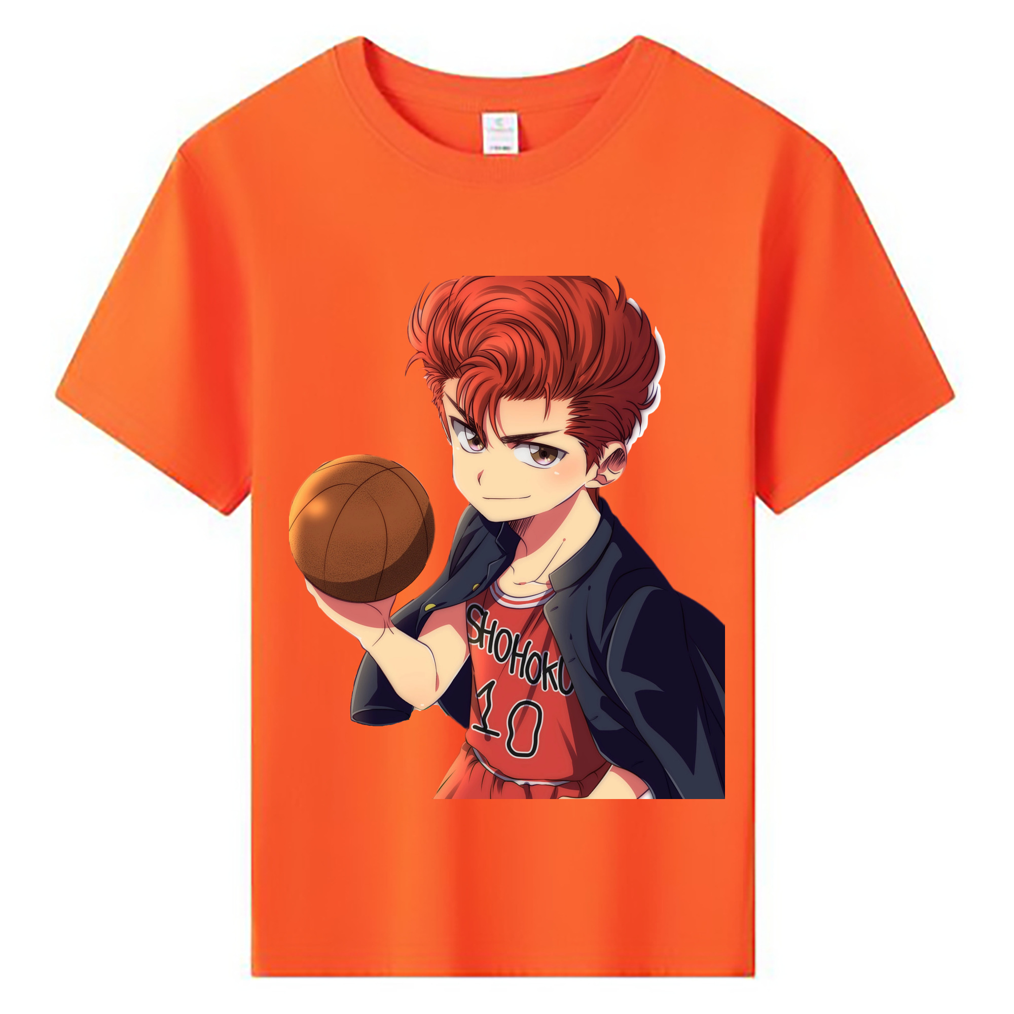 （画像用） SLAM DUNK／スラムダンク 綿100％キッズTシャツ（フロントプリント）
