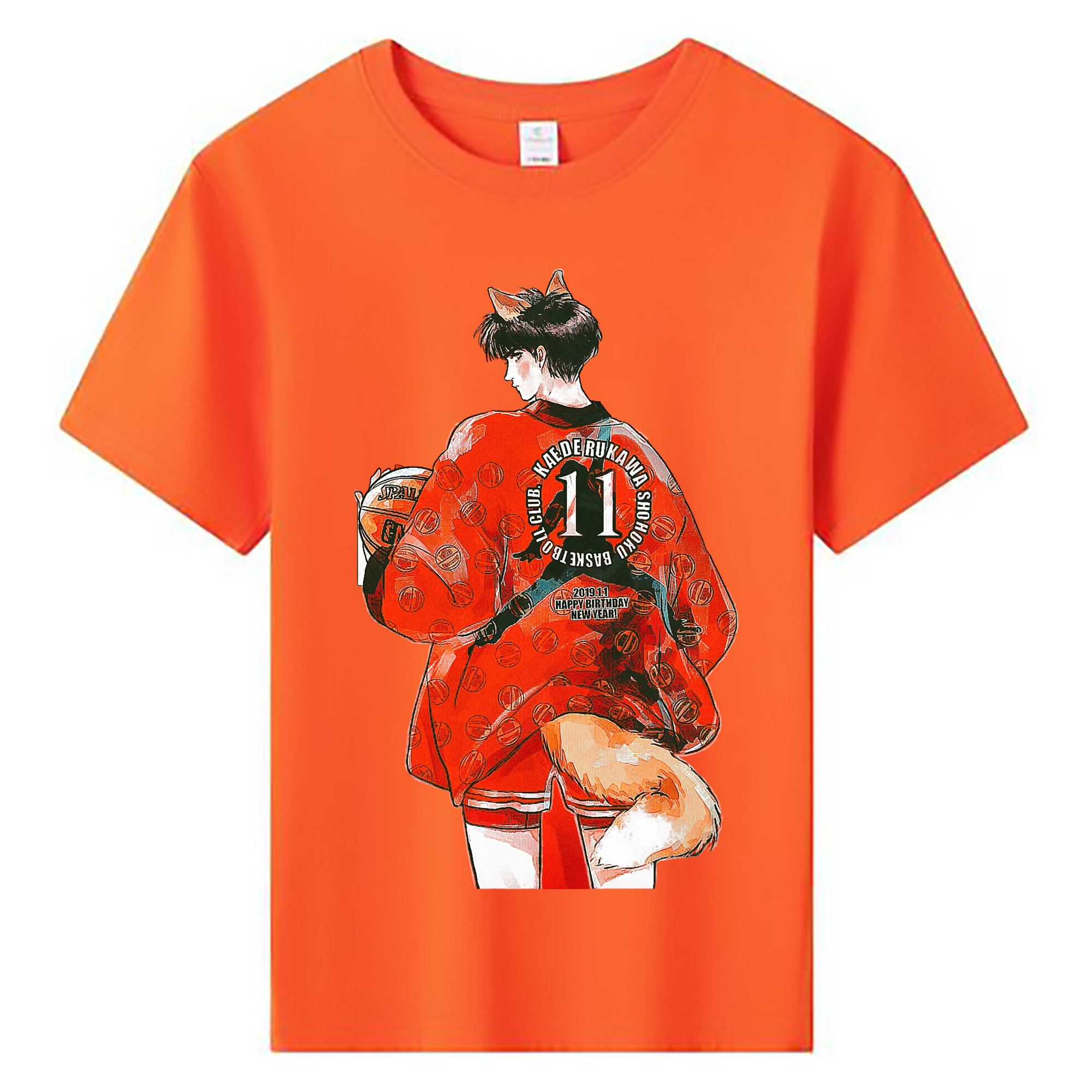 （画像用） SLAM DUNK／スラムダンク 綿100％キッズTシャツ（フロントプリント）