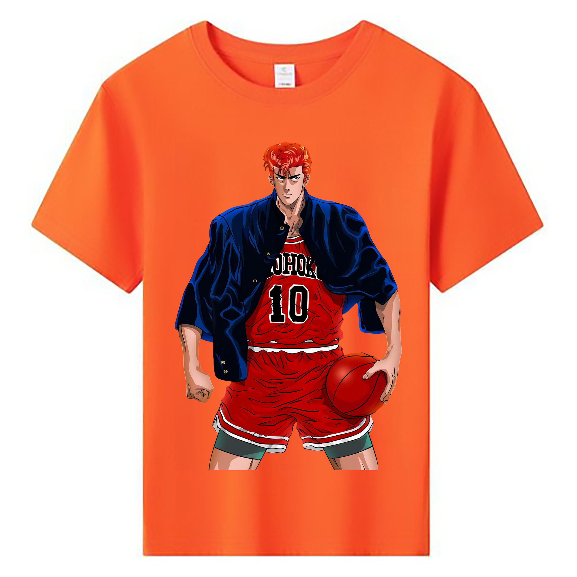 （画像用） SLAM DUNK／スラムダンク 綿100％キッズTシャツ（フロントプリント）