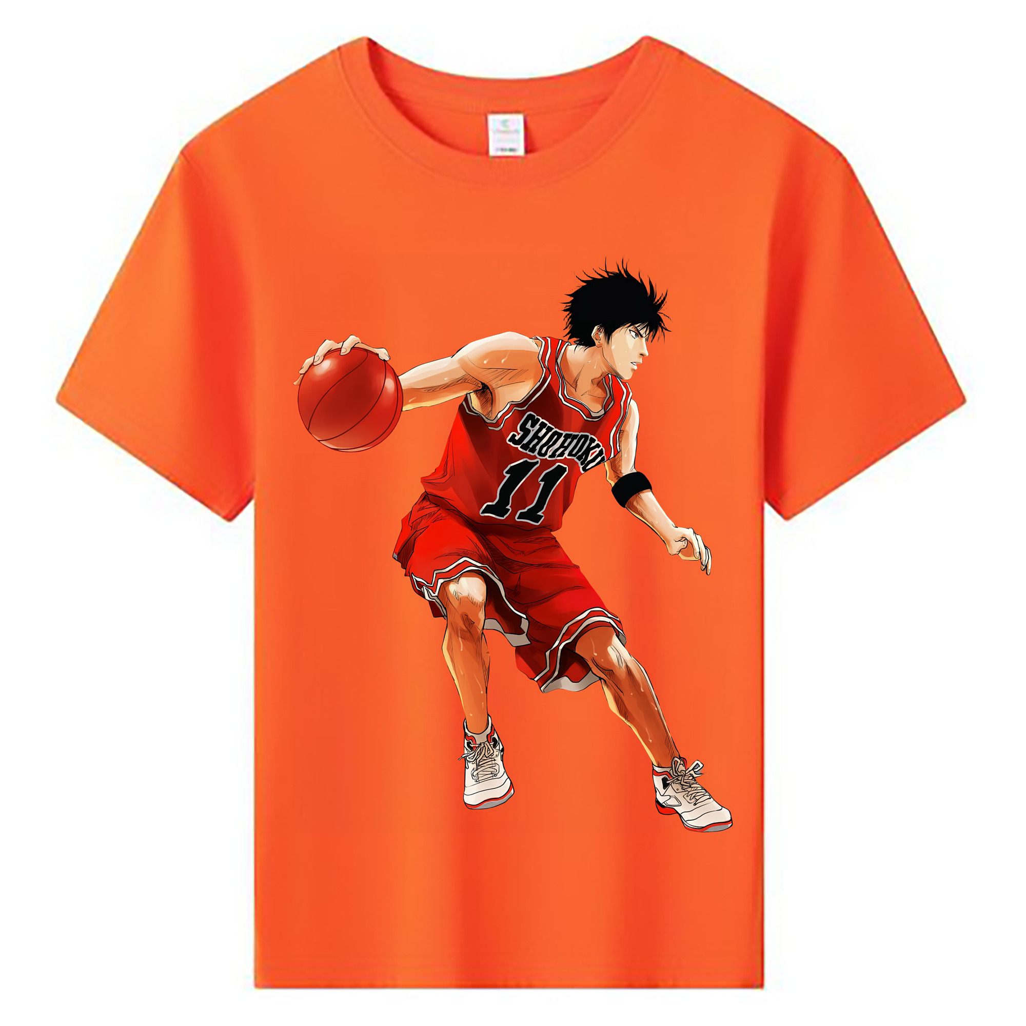 （画像用） SLAM DUNK／スラムダンク 綿100％キッズTシャツ（フロントプリント）