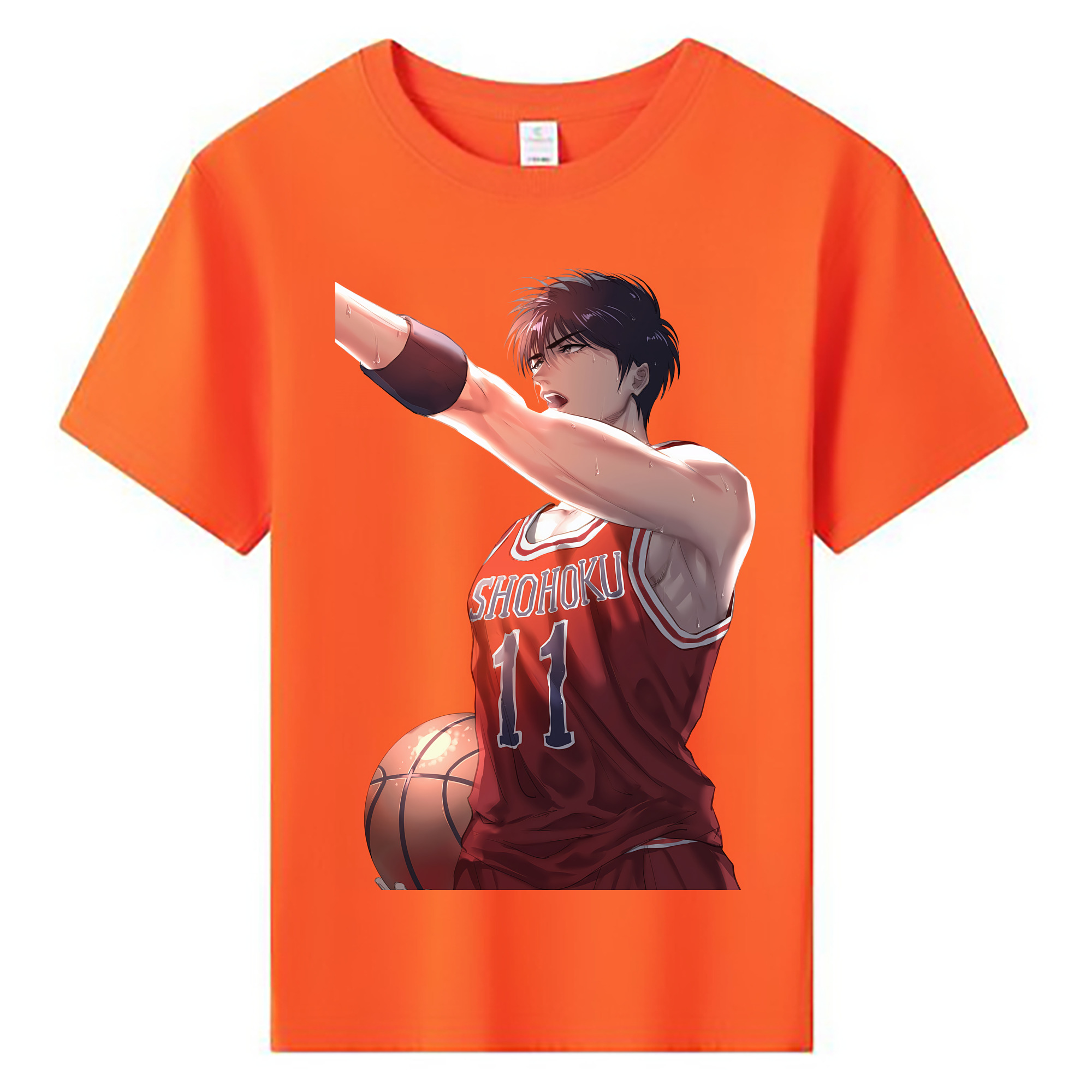 （画像用） SLAM DUNK／スラムダンク 綿100％キッズTシャツ（フロントプリント）
