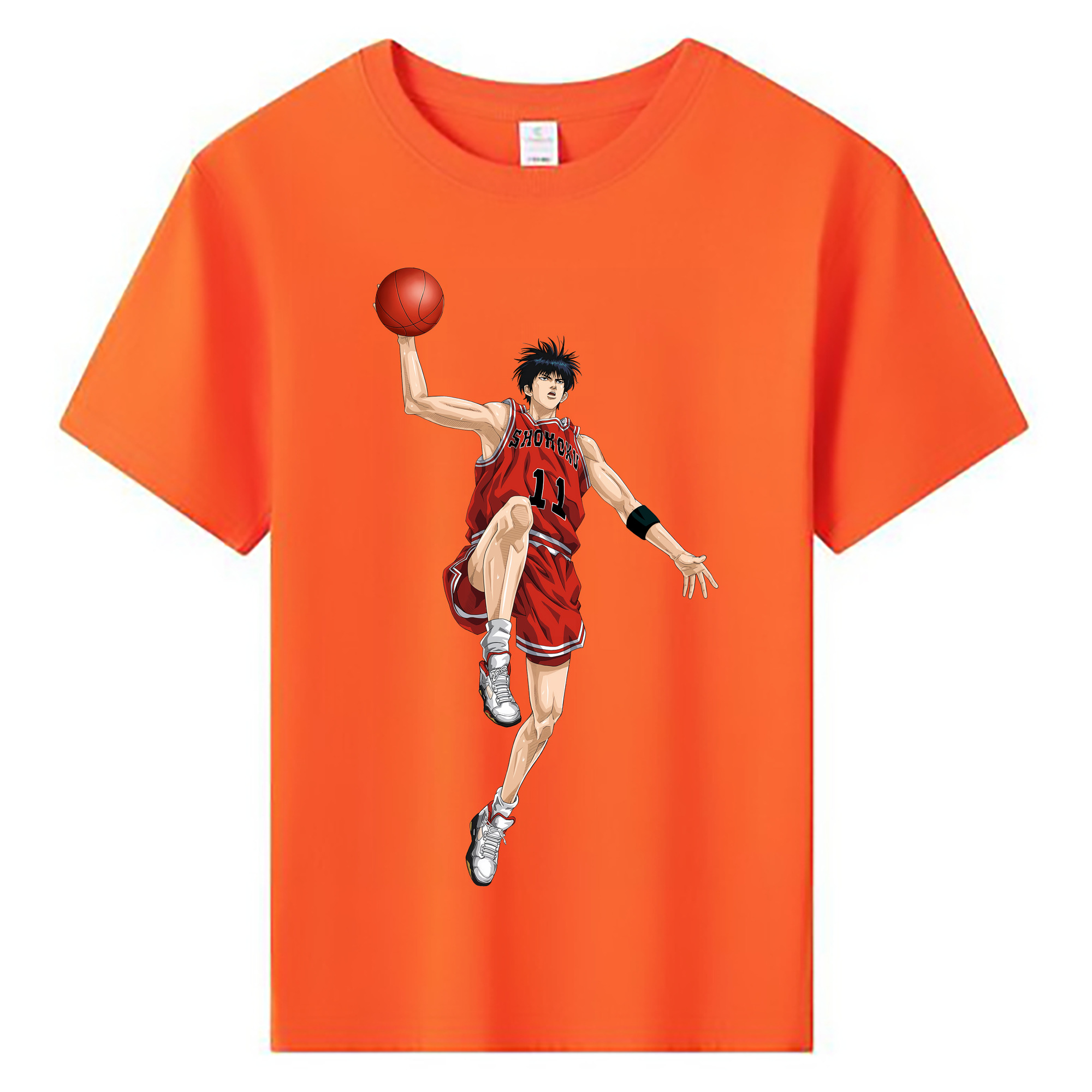 （画像用） SLAM DUNK／スラムダンク 綿100％キッズTシャツ（フロントプリント）