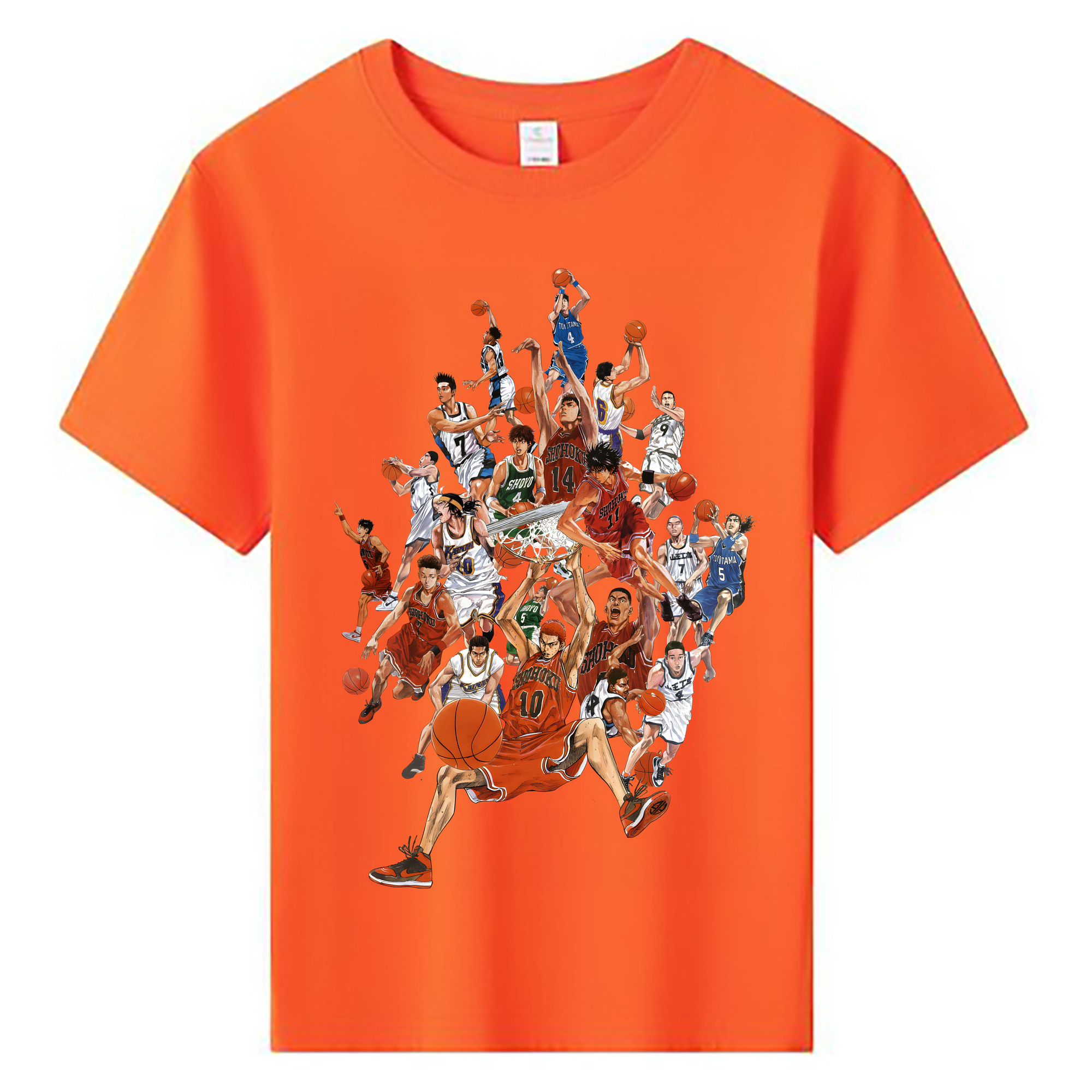 （画像用） SLAM DUNK／スラムダンク 綿100％キッズTシャツ（フロントプリント）