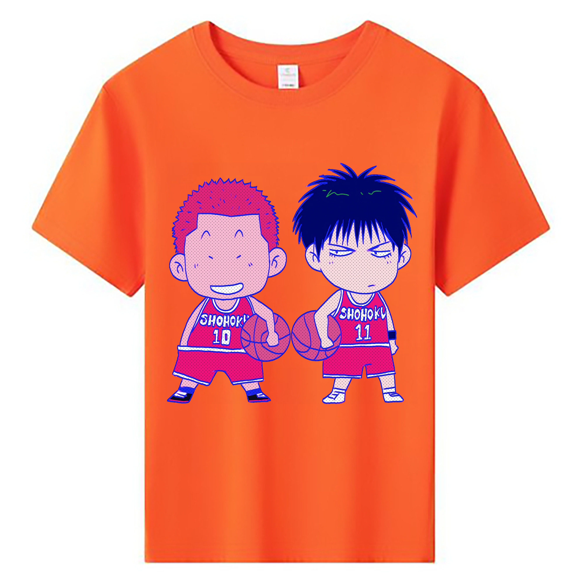 （画像用） SLAM DUNK／スラムダンク 綿100％キッズTシャツ（フロントプリント）