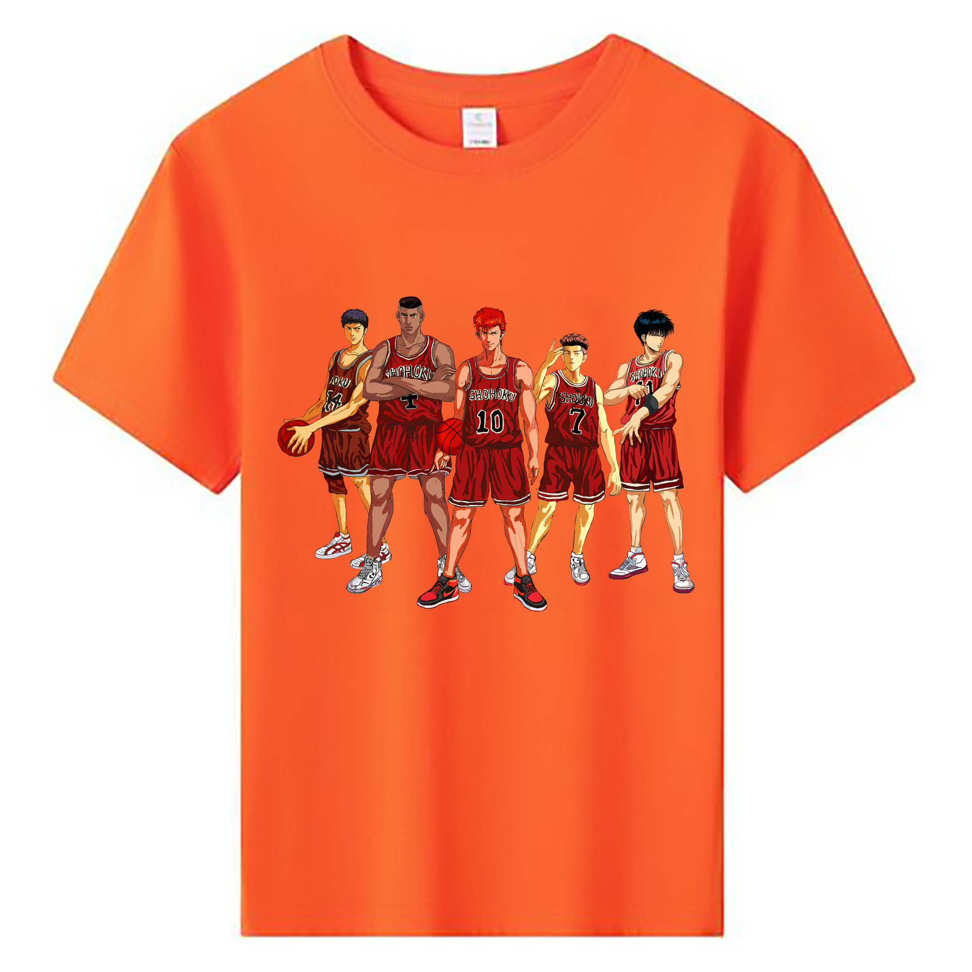 （画像用） SLAM DUNK／スラムダンク 綿100％キッズTシャツ（フロントプリント）