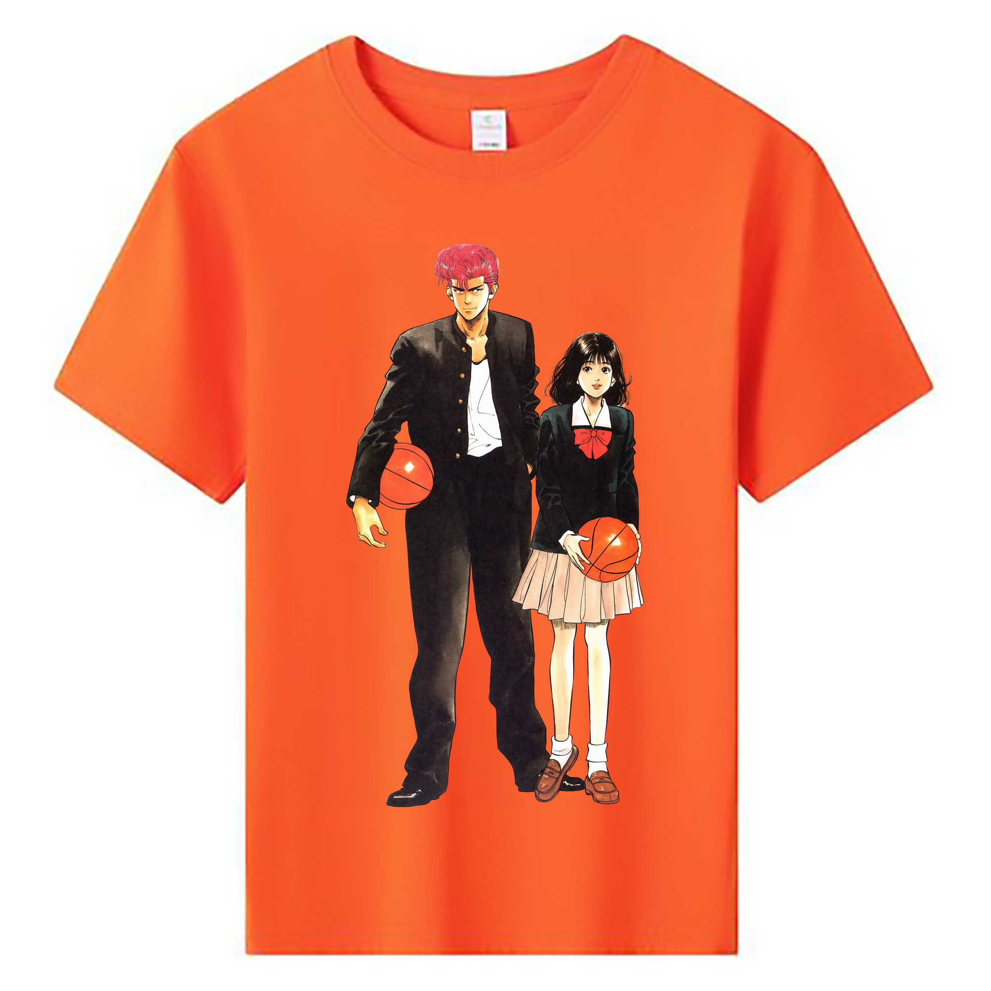 （画像用） SLAM DUNK／スラムダンク 綿100％キッズTシャツ（フロントプリント）