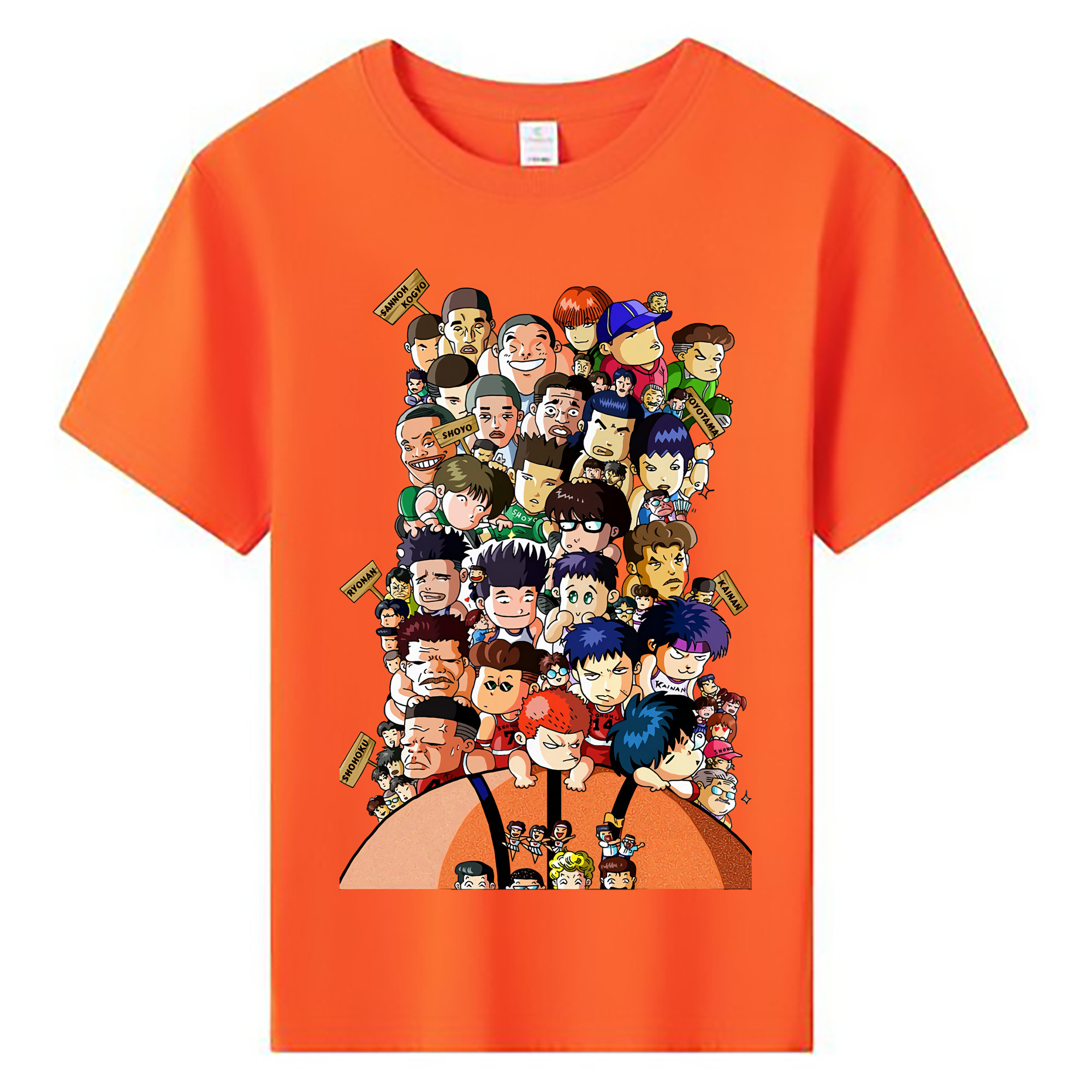 （画像用） SLAM DUNK／スラムダンク 綿100％キッズTシャツ（フロントプリント）