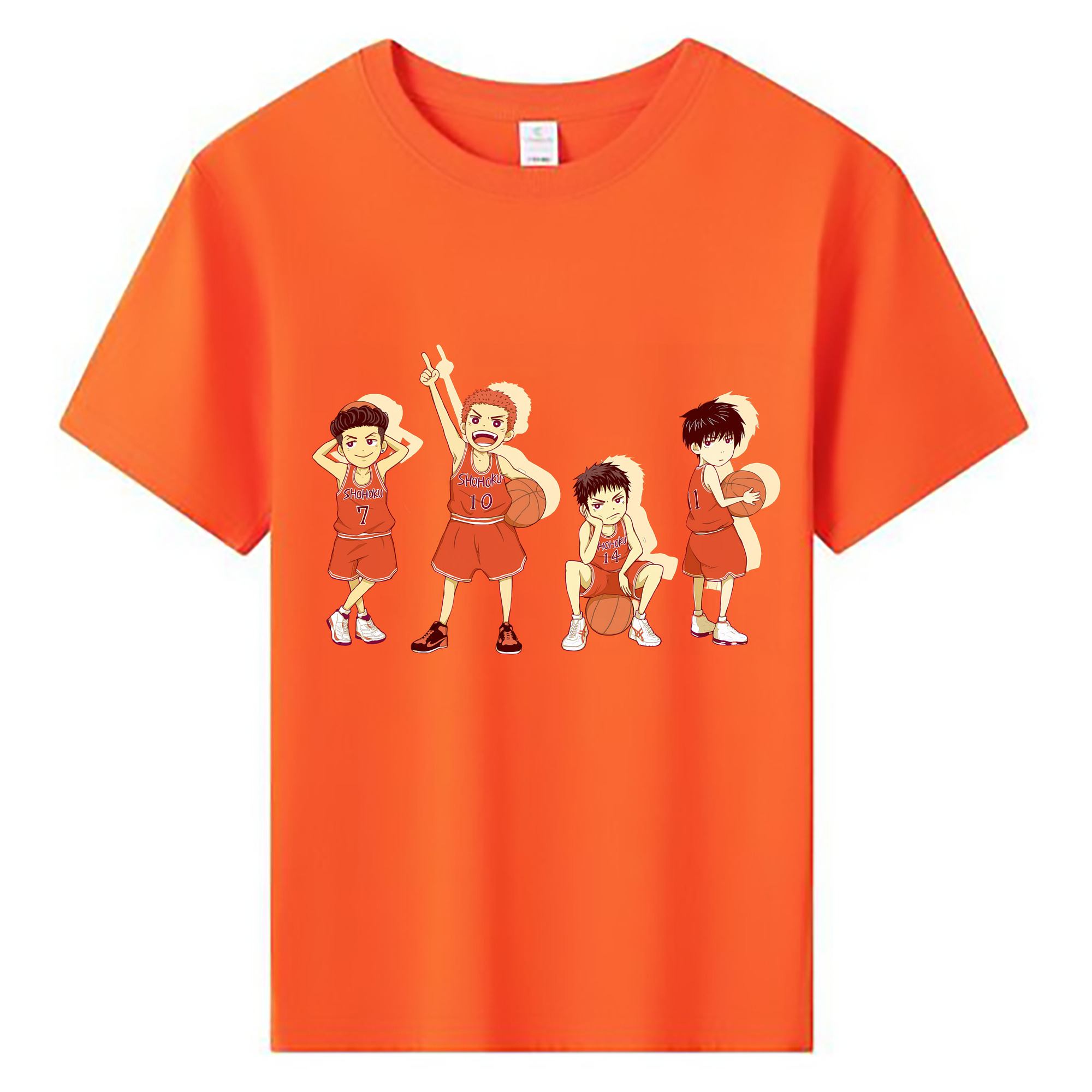 （画像用） SLAM DUNK／スラムダンク 綿100％キッズTシャツ（フロントプリント）