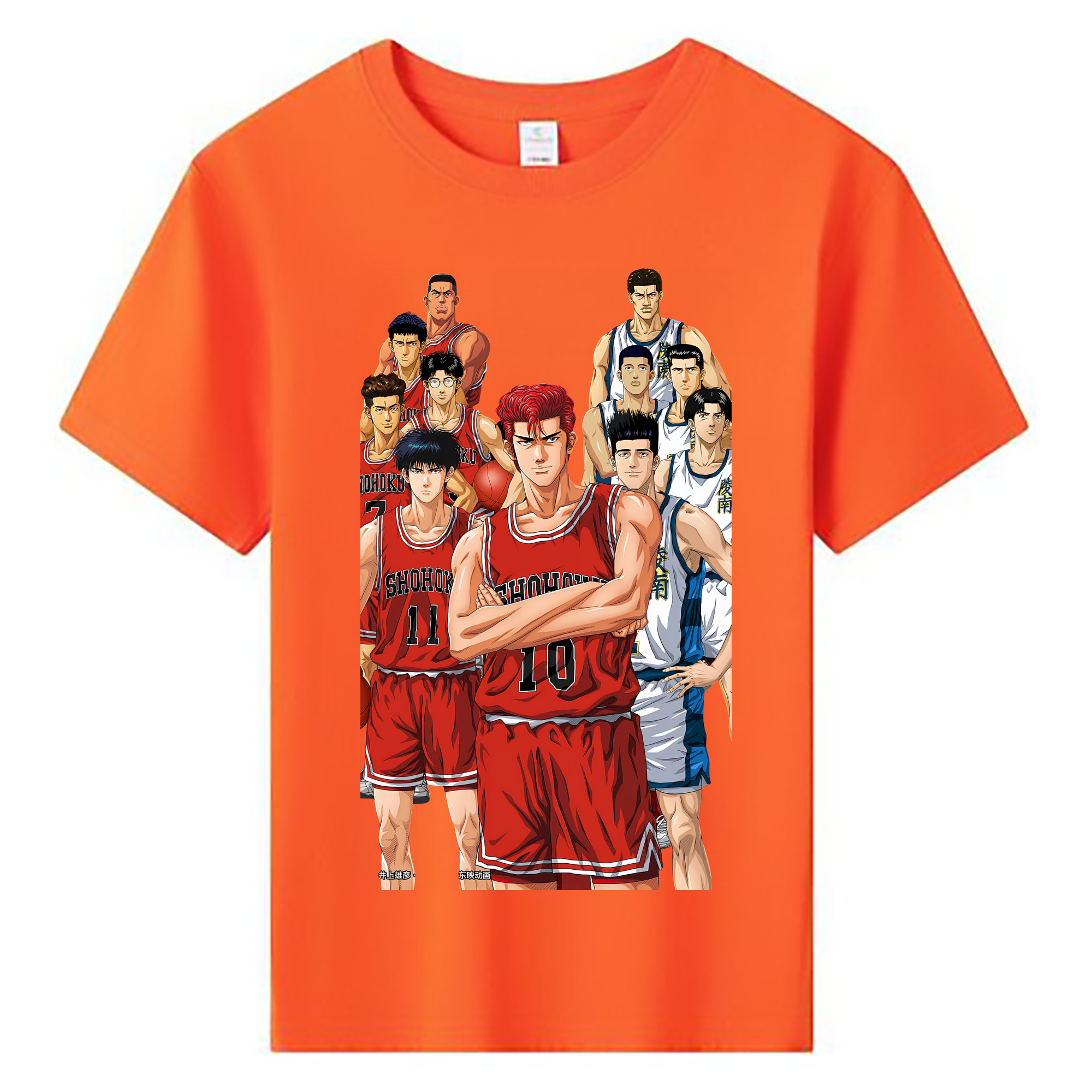 （画像用） SLAM DUNK／スラムダンク 綿100％キッズTシャツ（フロントプリント）
