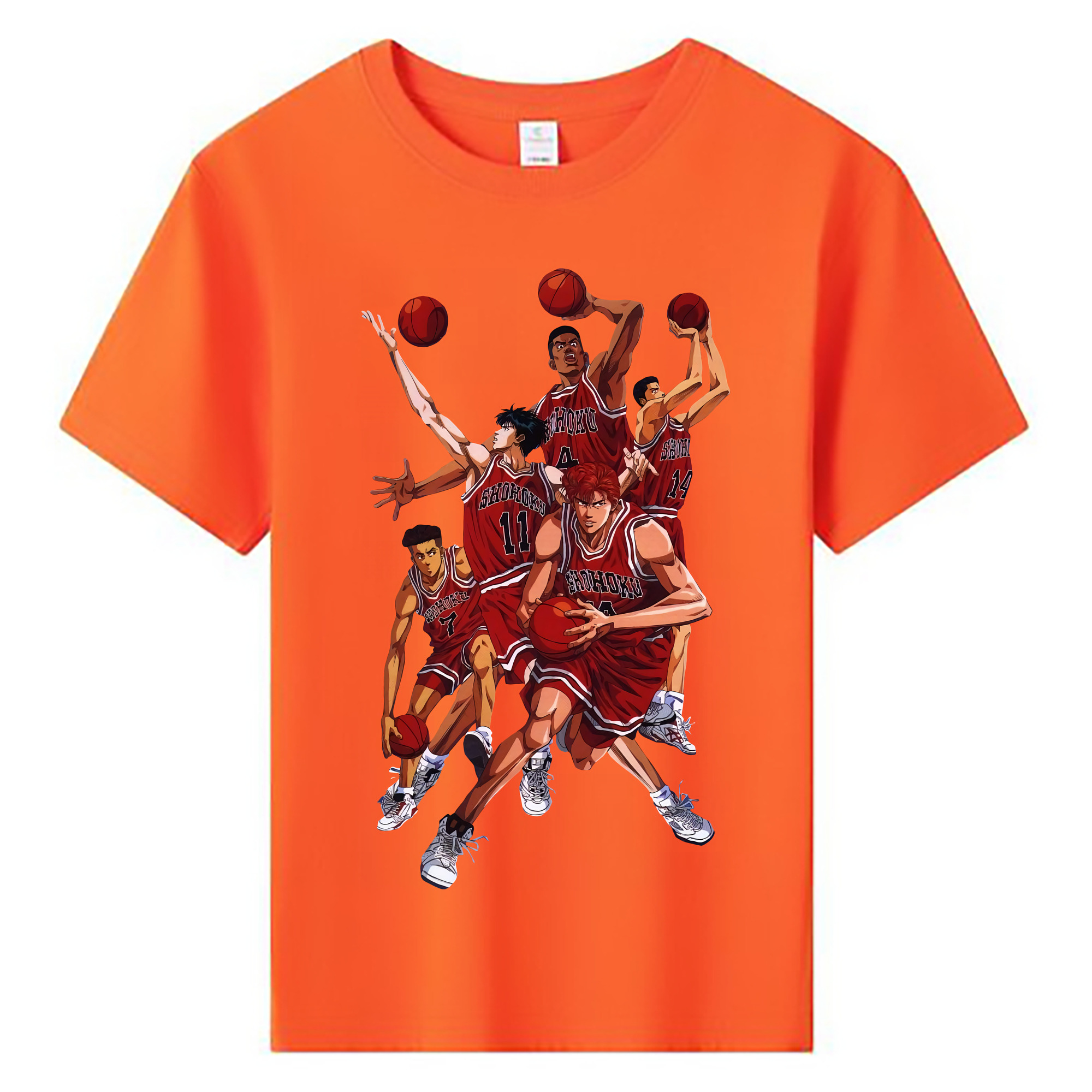 （画像用） SLAM DUNK／スラムダンク 綿100％キッズTシャツ（フロントプリント）